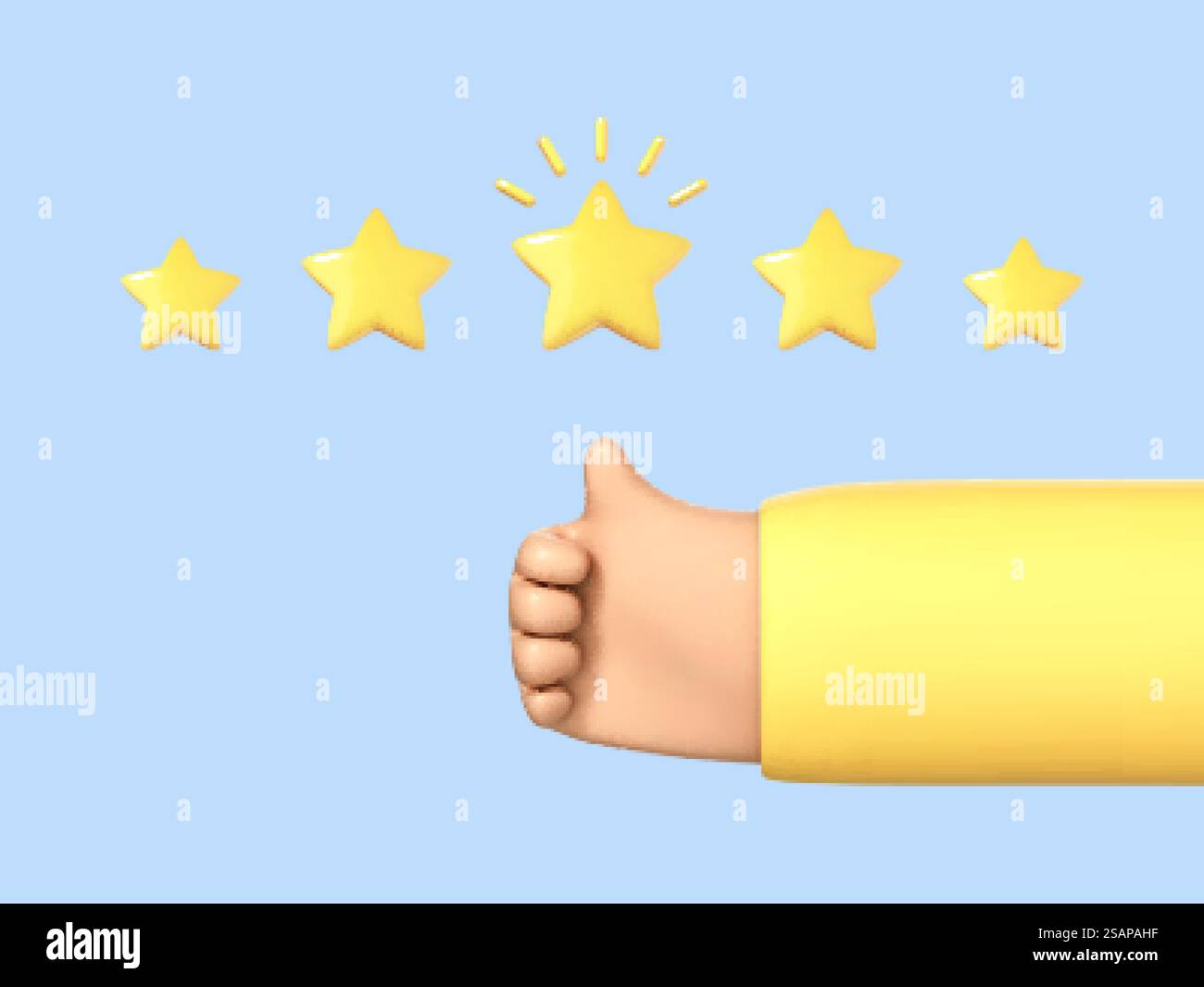 Main de dessin animé 3D pouce vers le haut pour le succès ou de bons commentaires. Concept positif et symbole similaire. Évaluation des avis des clients et concept de commentaires des clients. Illustration vectorielle 3D. Illustration de Vecteur Main de dessin animé 3D pouce vers le haut pour le succès ou de bons commentaires. Concept positif et symbole similaire. Évaluation des avis des clients et concept de commentaires des clients. Illustration vectorielle 3D. Illustration de Vecteur