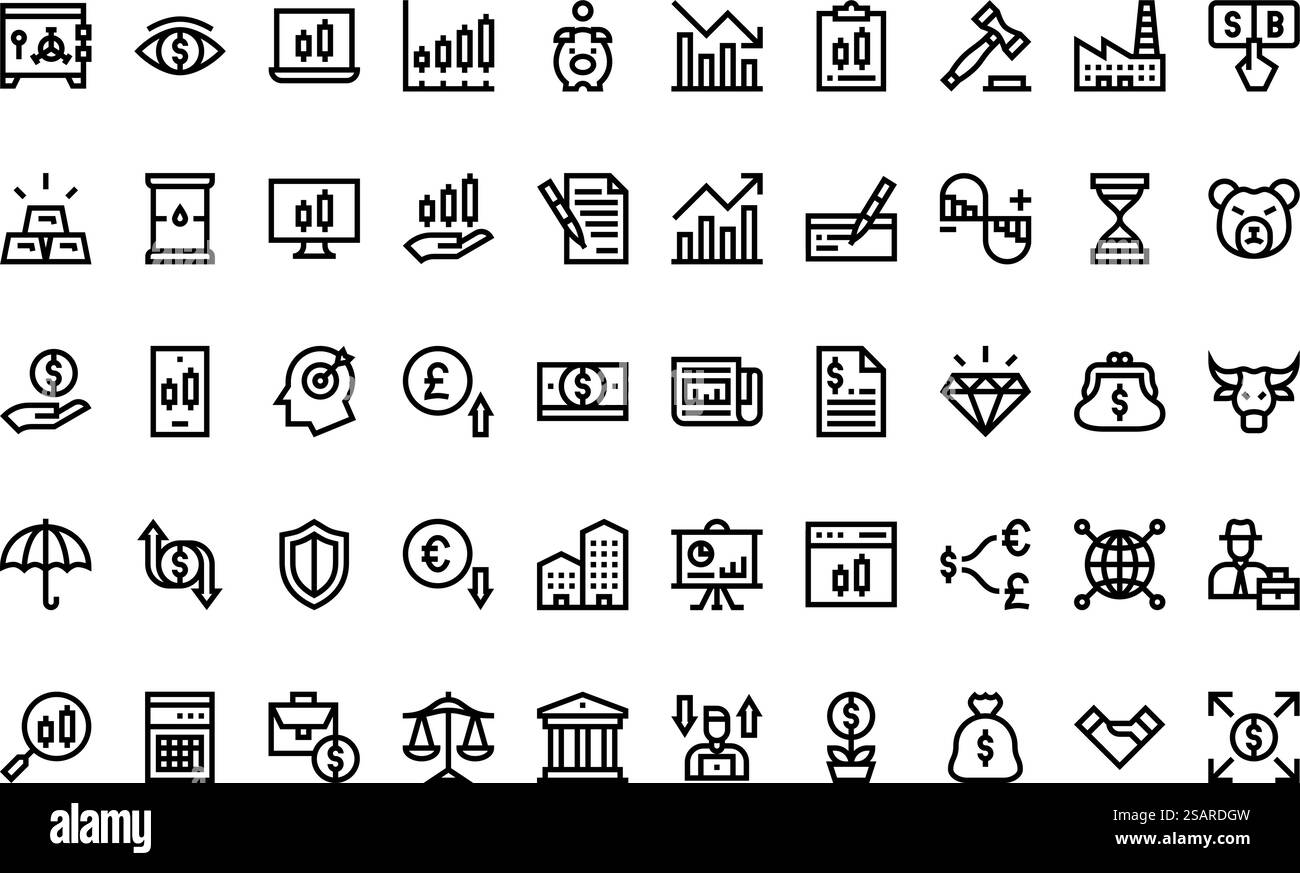 Collection d'icônes vectorielles de haute qualité avec contour modifiable. Idéal pour les projets professionnels et créatifs. Illustration de Vecteur