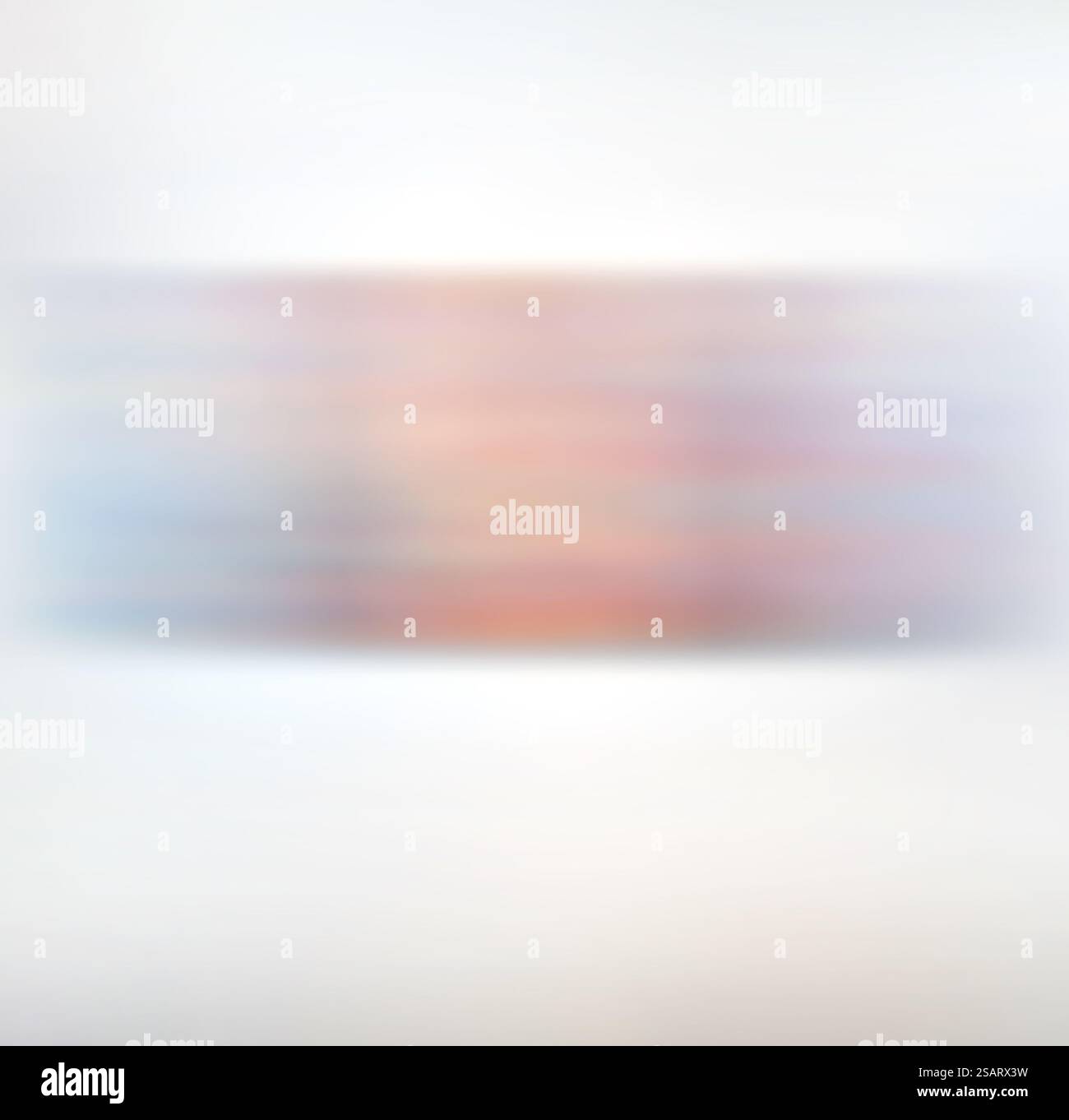 Flou de mouvement, fond de galerie d'exposition d'art, peinture abstraite colorée sur fond blanc Banque D'Images