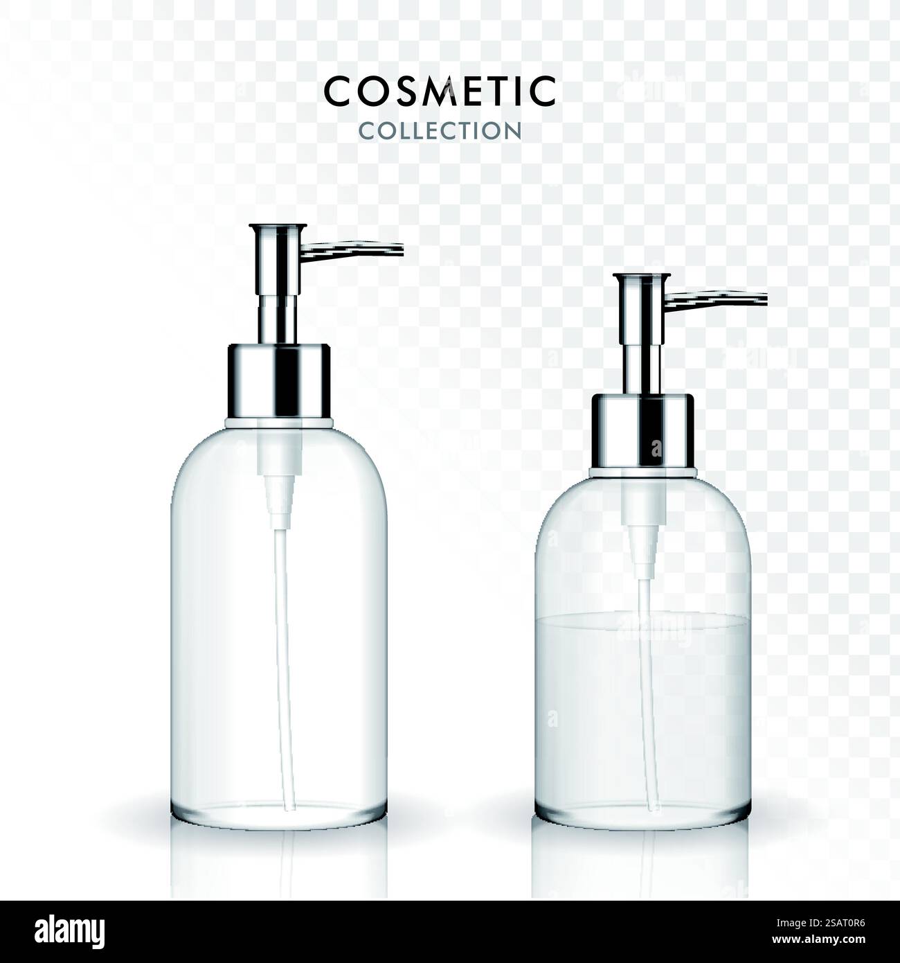 Bouteille de savon liquide cosmétique Illustration de Vecteur