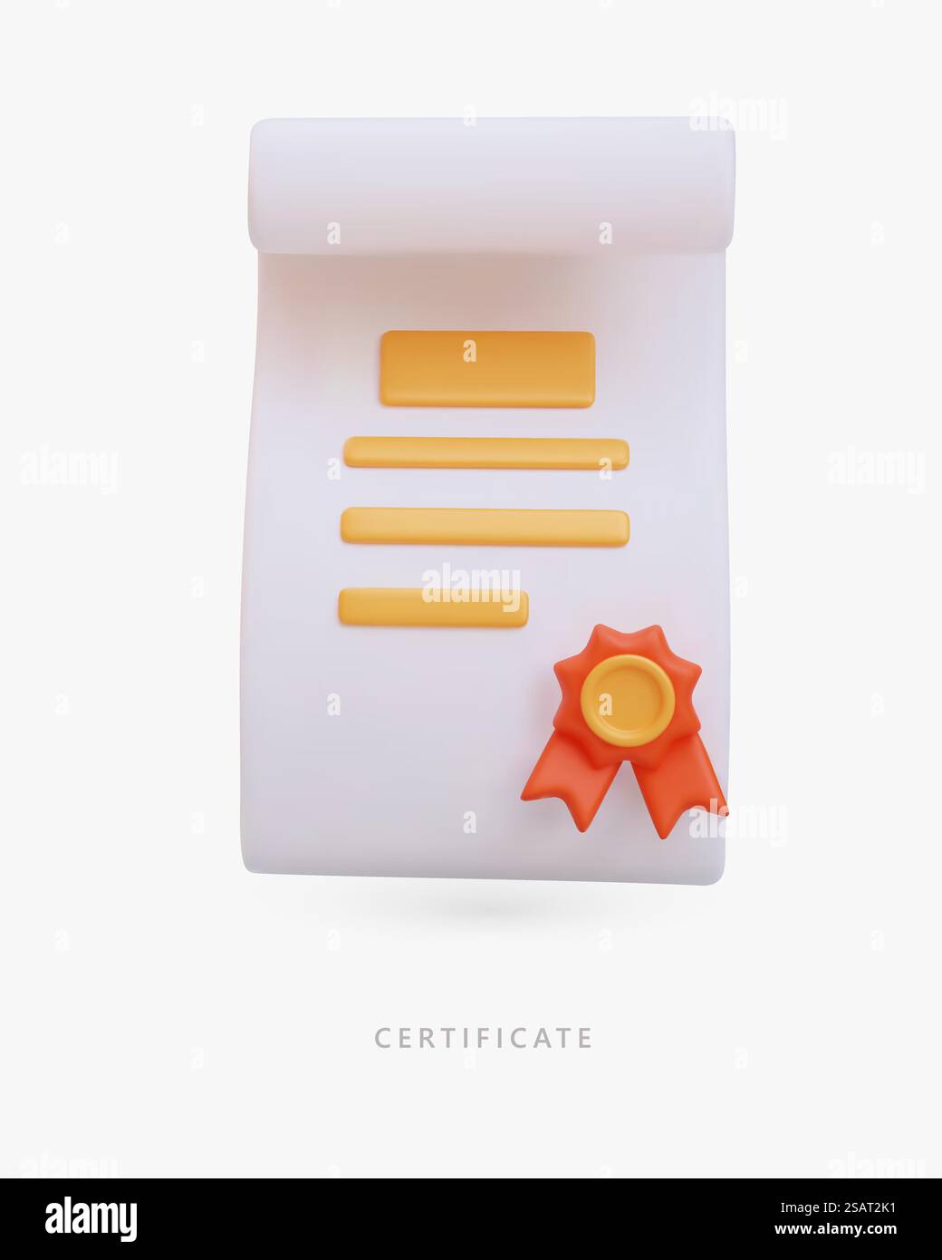 Affiche verticale avec certificat de loi 3d avec sceau. Signature et conclusion d'un accord formel. Concept de récompense, de bourse ou de diplôme. Illustration vectorielle avec fond blanc. Affiche verticale avec certificat de loi 3d avec sceau. Signature et conclusion d'un accord formel Illustration de Vecteur