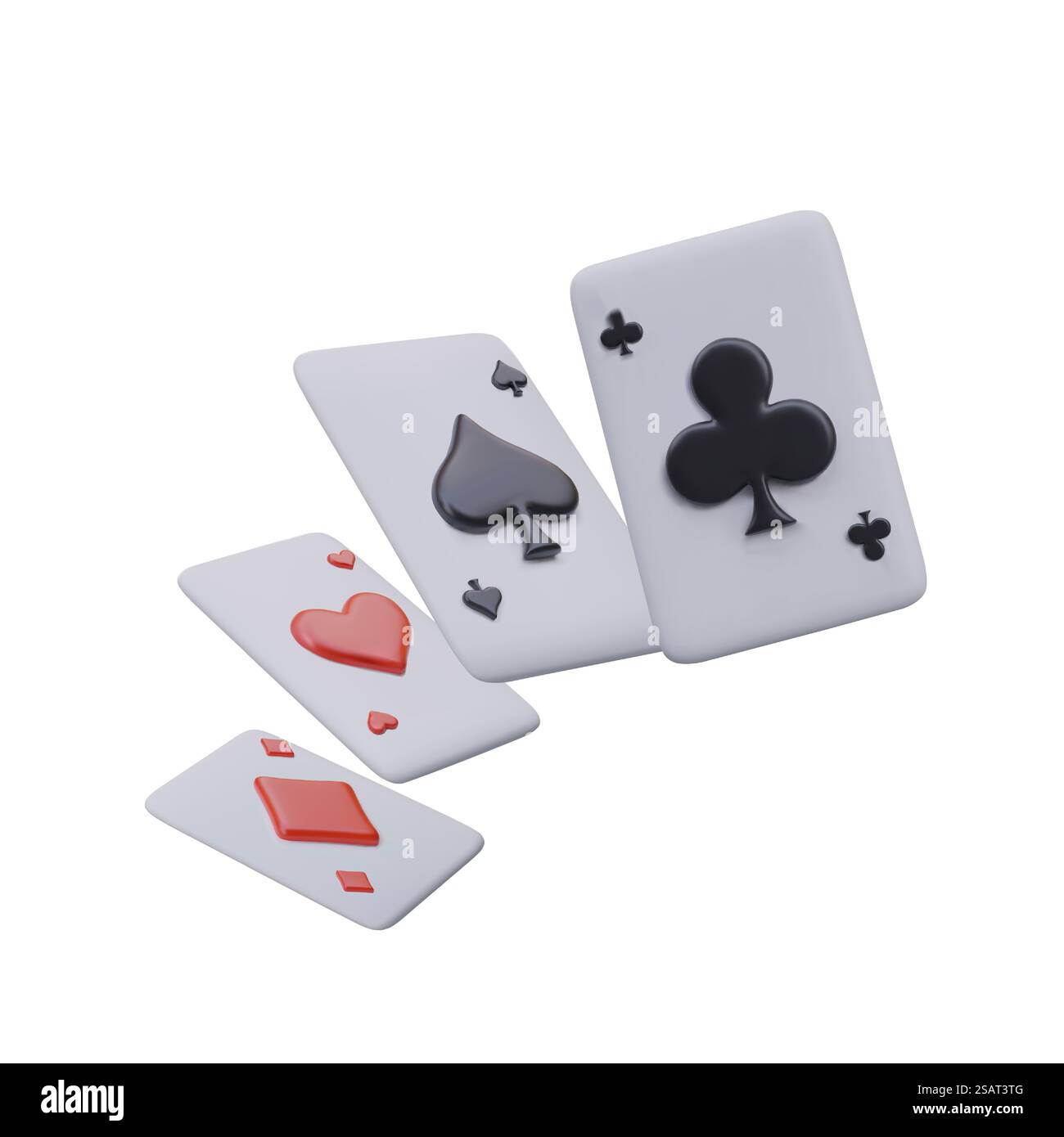 Ensemble d'as de costumes différents. Cartes à jouer aux couleurs volantes. Composition réaliste vectorielle sur fond blanc. Combinaison gagnante. Modèle de conception Web de casino en ligne. Ensemble d'as de costumes différents. Cartes à jouer aux couleurs volantes Illustration de Vecteur