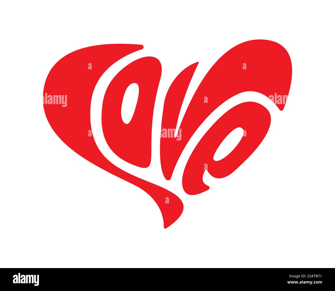 Lettrage rouge amour texte créatif logo élément mariage. Illustration vectorielle.. Lettrage rouge amour texte créatif logo élément mariage Illustration de Vecteur