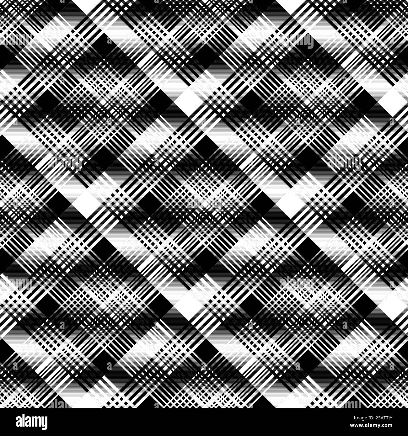 Motif sans couture à carreaux noir blanc plaid. Illustration vectorielle.. Motif sans couture à carreaux noir blanc plaid Illustration de Vecteur