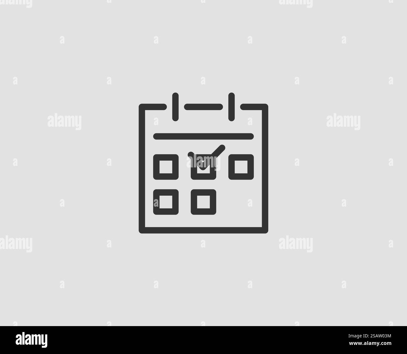 L'icône calendrier télévision vecteur conception en ligne Illustration de Vecteur