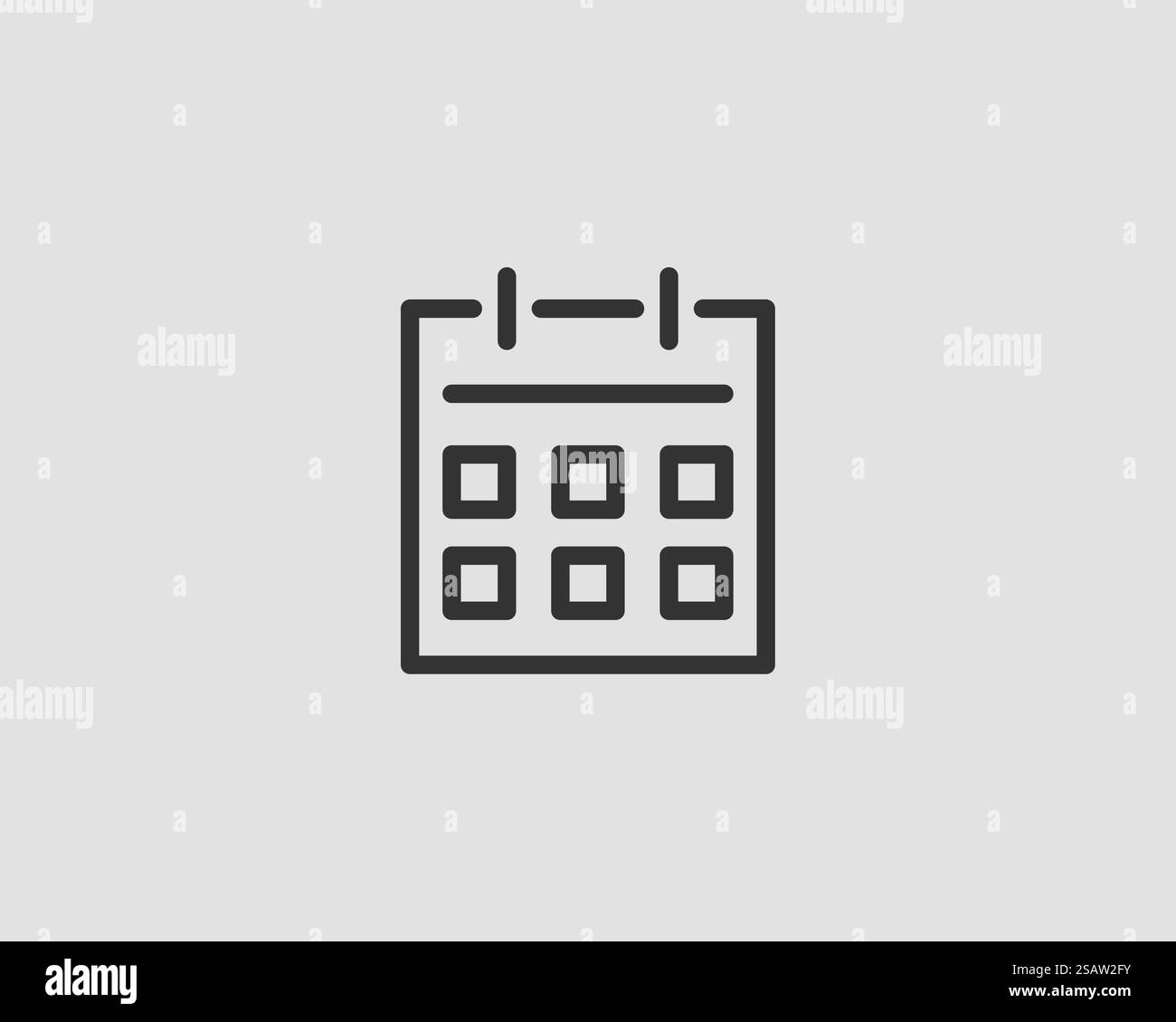 L'icône calendrier télévision vecteur conception en ligne Illustration de Vecteur