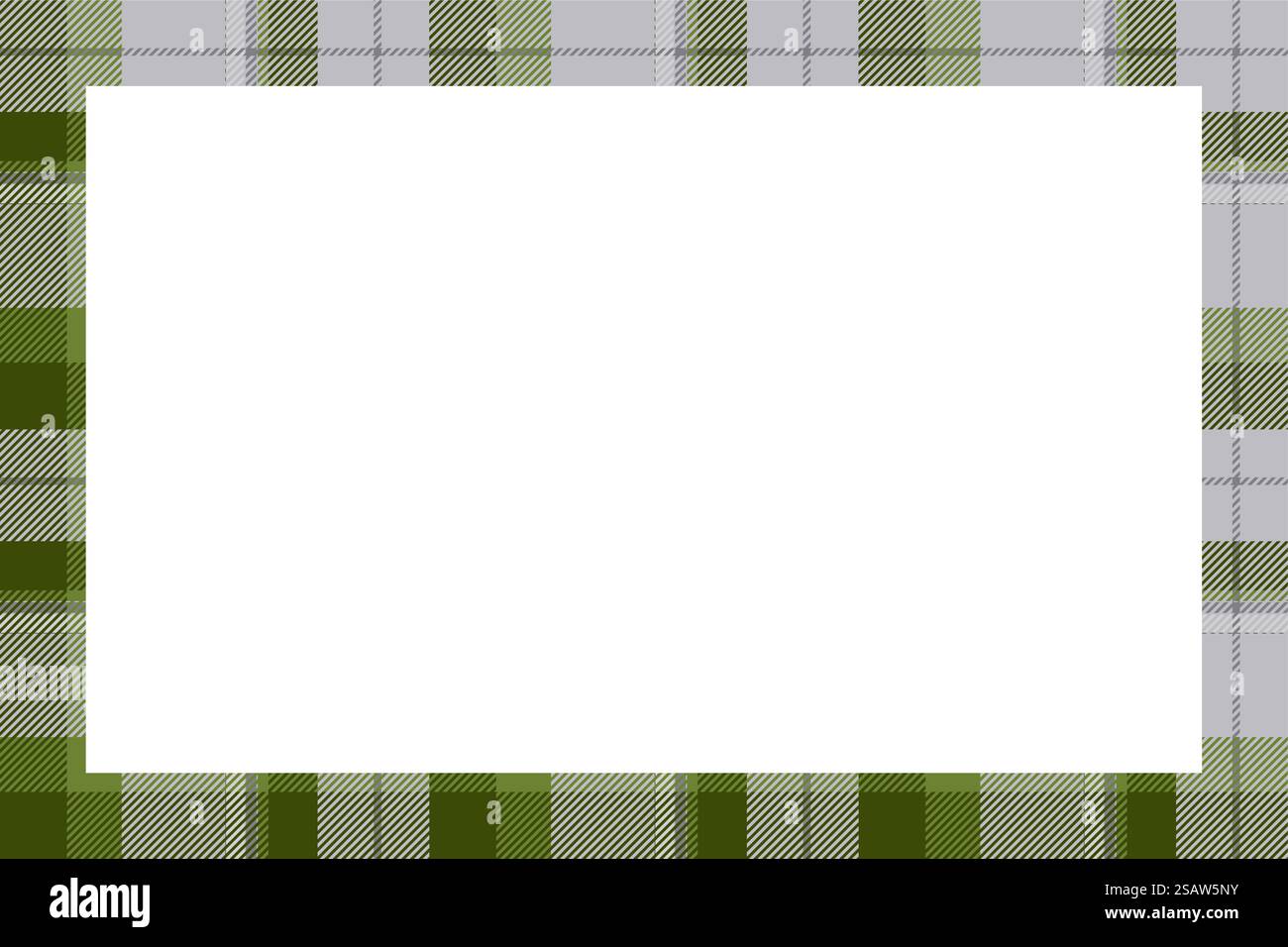 Vecteur de cadre vintage. Motif écossais de bordure style rétro. Beauté fond vide, modèle pour photo, portrait, album. Décoration écossais écossais.. Vecteur de cadre vintage. Motif écossais de bordure style rétro. Décoration écossaise. Illustration de Vecteur