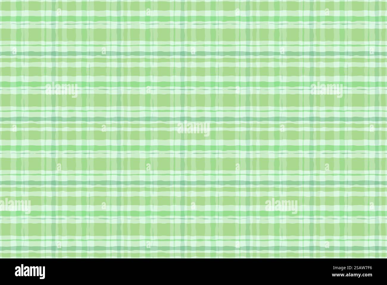 Motif aquarelle vert style irlandais sans couture plaid. Arrière-plan vectoriel.. Motif aquarelle vert style irlandais sans couture plaid Illustration de Vecteur