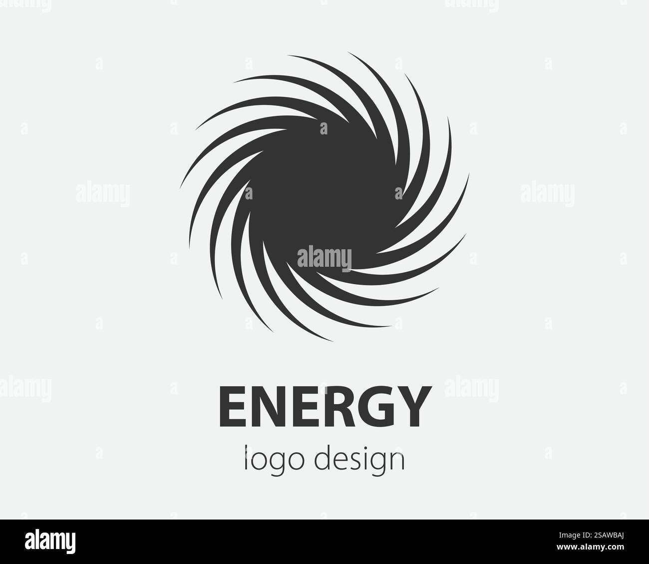 Logo en spirale et mouvement de tourbillon. Elément de conception de cercles de torsion vectorielle pour l'entreprise.. Élément de conception du logo Swirl. Société de logotype vectoriel. Illustration de Vecteur