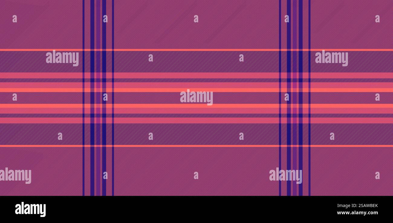 Fond de tartan de motif de répétition, plaid textile sans couture doux. Tissu vecteur de texture de contrôle industriel en couleur rouge et régimentaire. Illustration de Vecteur