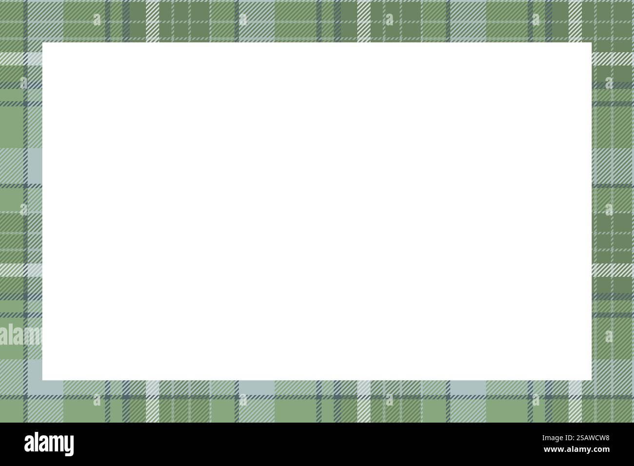 Vecteur de cadre vintage. Motif écossais de bordure style rétro. Beauté fond vide, modèle pour photo, portrait, album. Décoration écossais écossais.. Vecteur de cadre vintage. Motif écossais de bordure style rétro. Décoration écossaise. Illustration de Vecteur