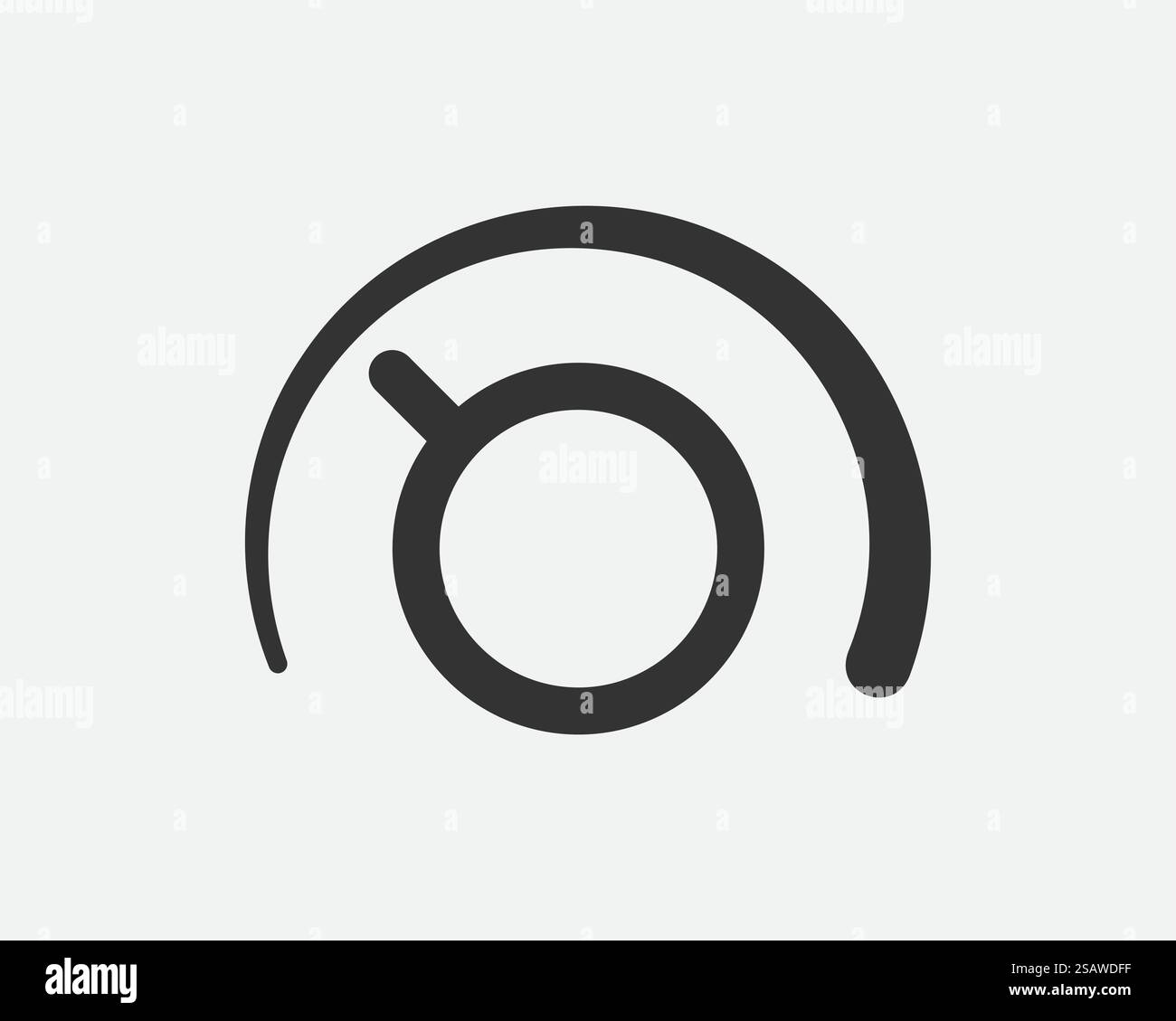 Variateur de lumière Icon Line Flat design tendance. Panneau d'économie d'énergie de lampe électrique.. Variateur de lumière Icon Line design tendance. Panneau économiseur d'énergie pour lampe électrique. Style plat noir et blanc. Illustration de Vecteur