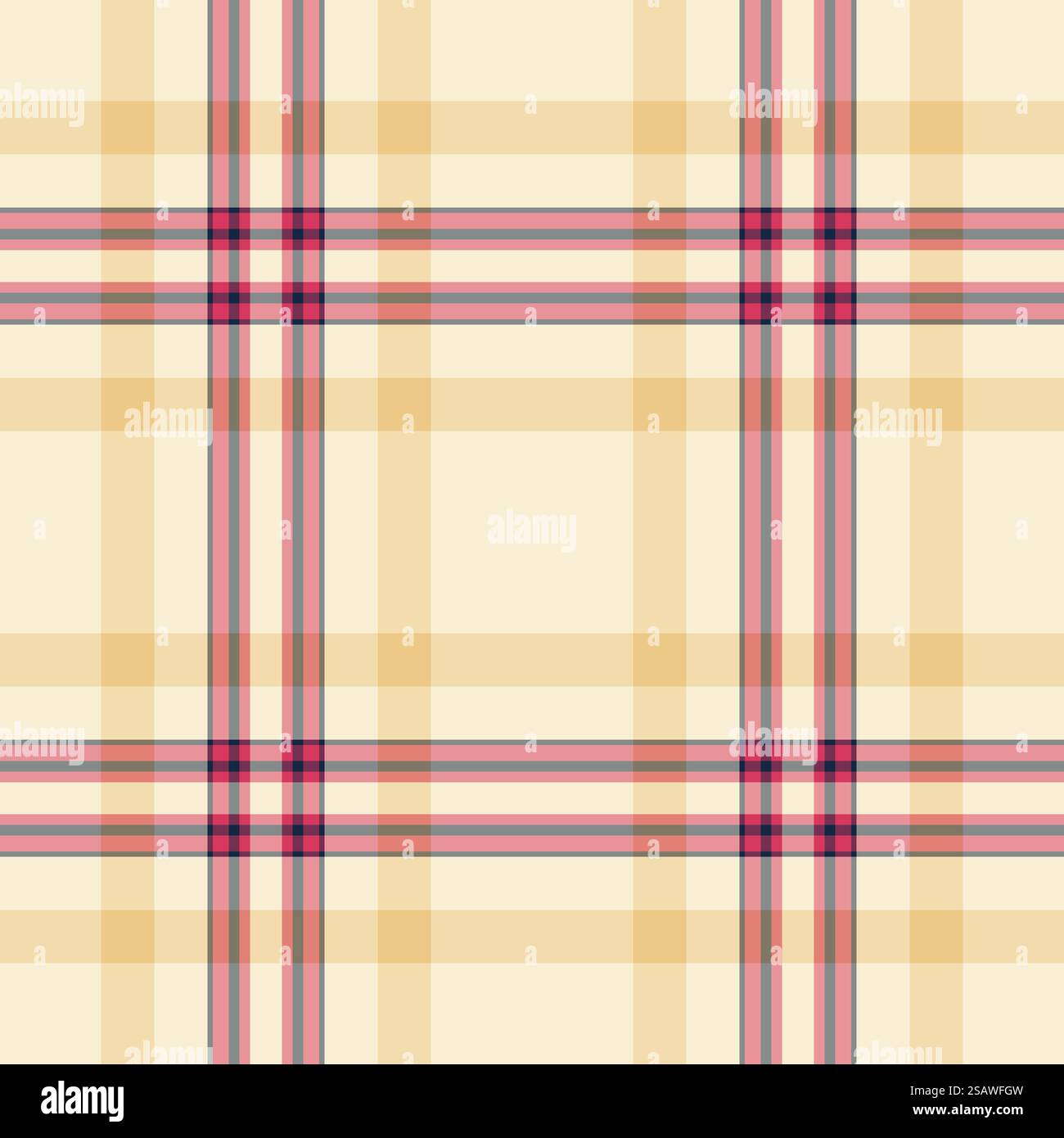 Tartan de texture difficile à vérifier, textile de tissu vecteur de cour. Installation de motif de fond sans couture plaid en couleur rouge et blanc antique. Illustration de Vecteur