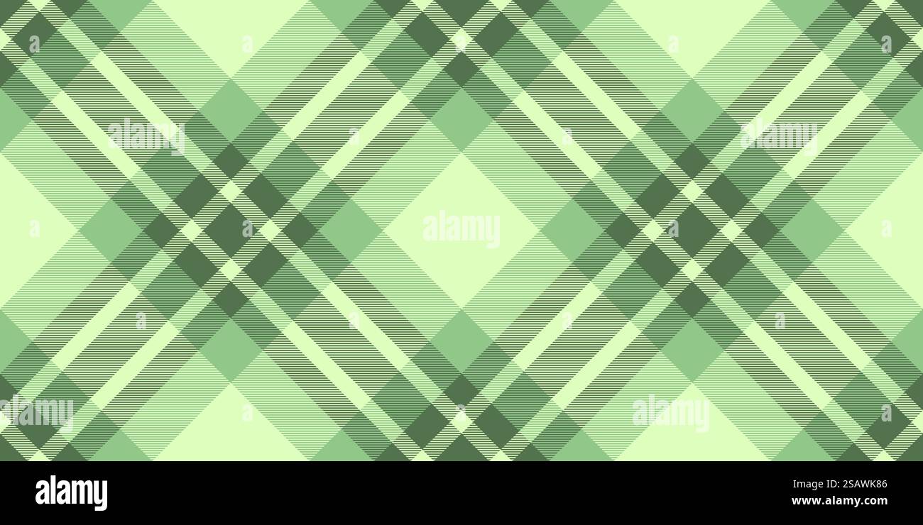 Texture de contrôle de vecteur de cadre, fond de motif de tissu d'oie. Tartan textile à carreaux sans couture vierge de couleur verte et claire. Illustration de Vecteur
