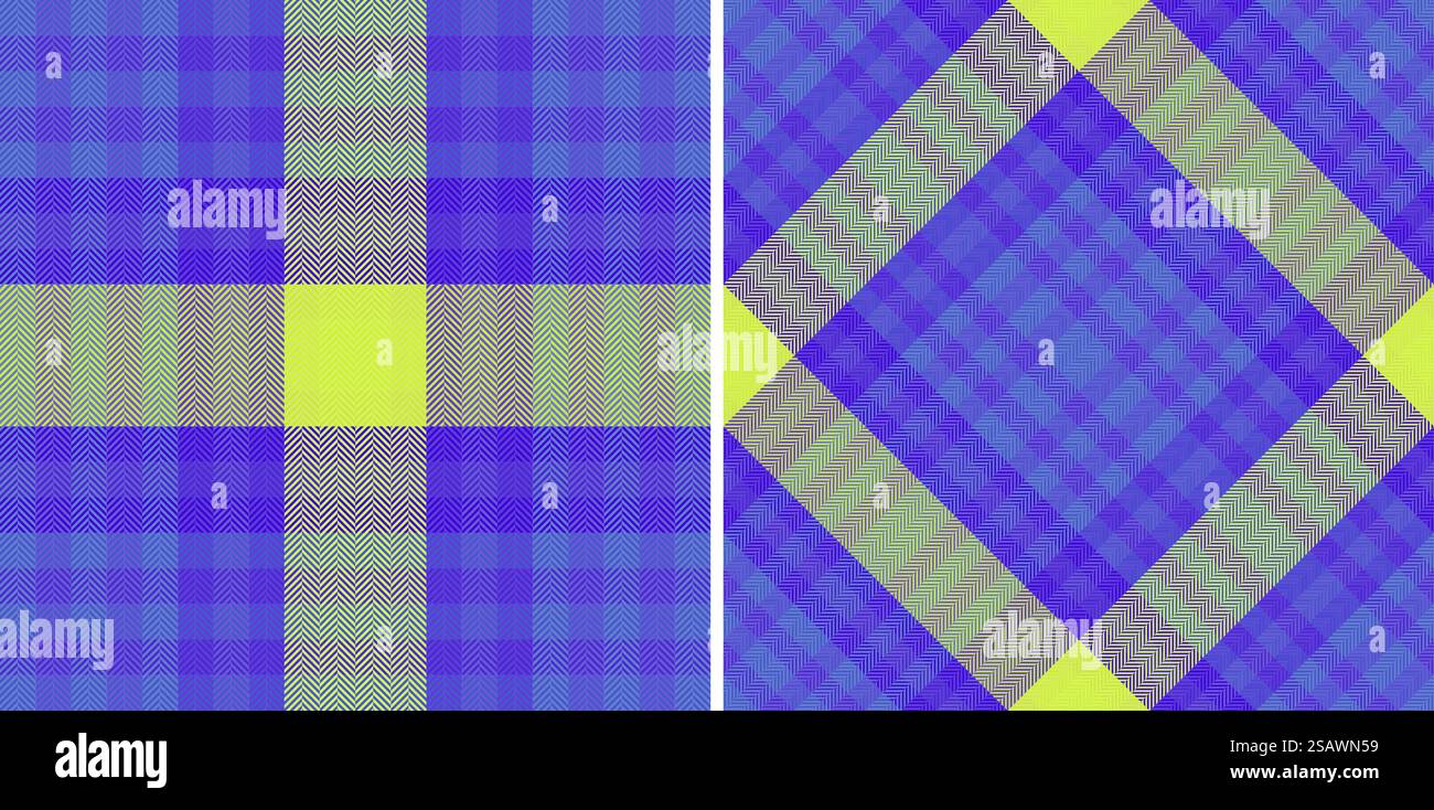 Vérifiez le tartan sans couture du tissu de fond de texture avec un textile vectoriel de motif à carreaux. Définir dans les couleurs de tendance. Serviettes de bain de haute qualité pour la maison.. Vérifiez le tartan sans couture du tissu de fond de texture avec un textile vectoriel de motif à carreaux. Illustration de Vecteur