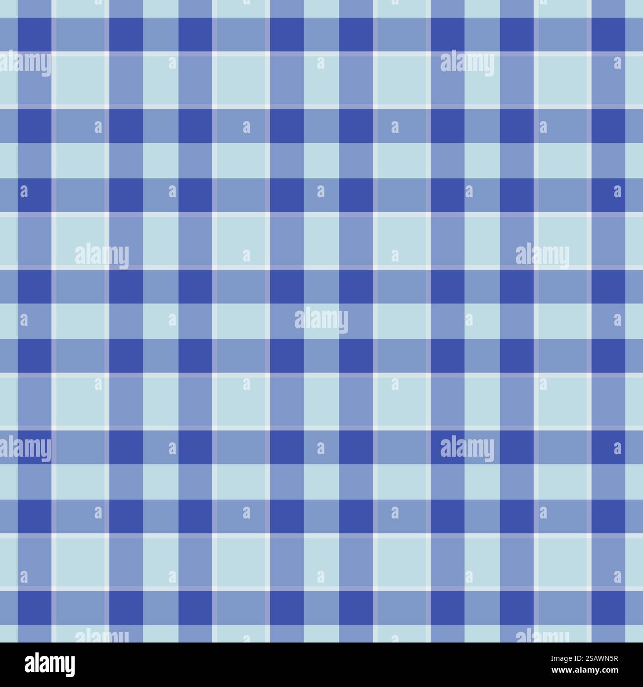 Vector Seamless check de tissu à carreaux textile avec une texture tartan de fond de motif dans des couleurs claires et bleues.. Contrôle sans couture vectoriel du tissu à carreaux textile avec une texture tartan de fond de motif. Illustration de Vecteur