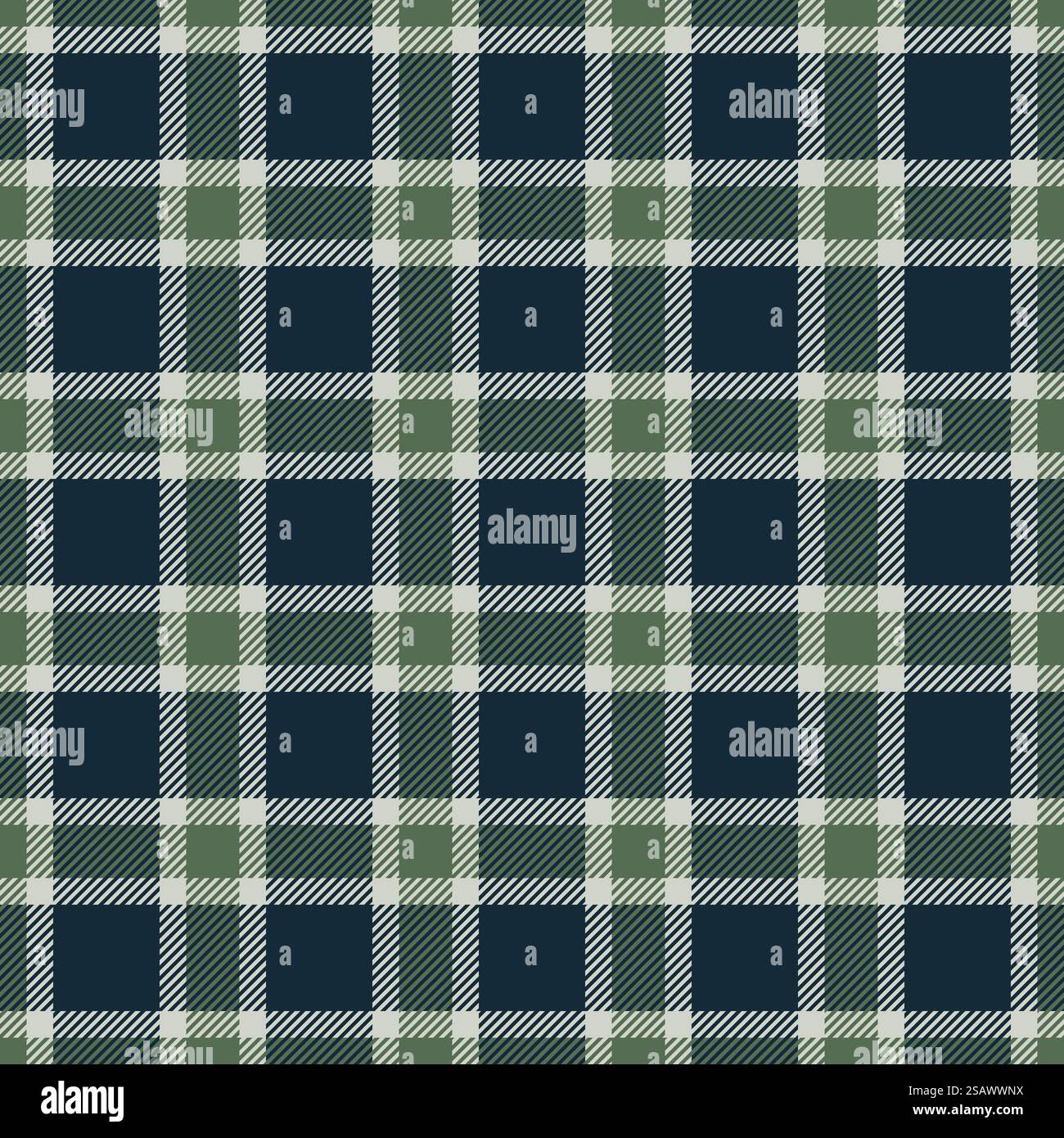 Oktoberfest vecteur textile sans couture, imprimé plaid tissu vérifier. Motif tartan de fond de texture d'ornement en couleur sombre et blanche. Illustration de Vecteur