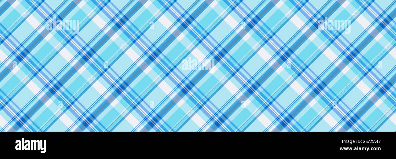 Vecteur textile de contrôle de draperie, plaid sans couture de modèle de produit. Tartan de fond de texture de tissu de plate-forme en cyan et couleur claire. Illustration de Vecteur