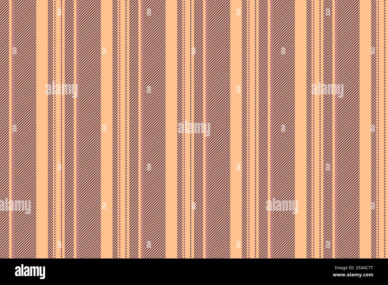 Rayure à motif vertical saisonnier, texture de tissu satiné sans couture. Vecteur de fond de lignes textiles difficiles dans les couleurs orange et violet. Illustration de Vecteur