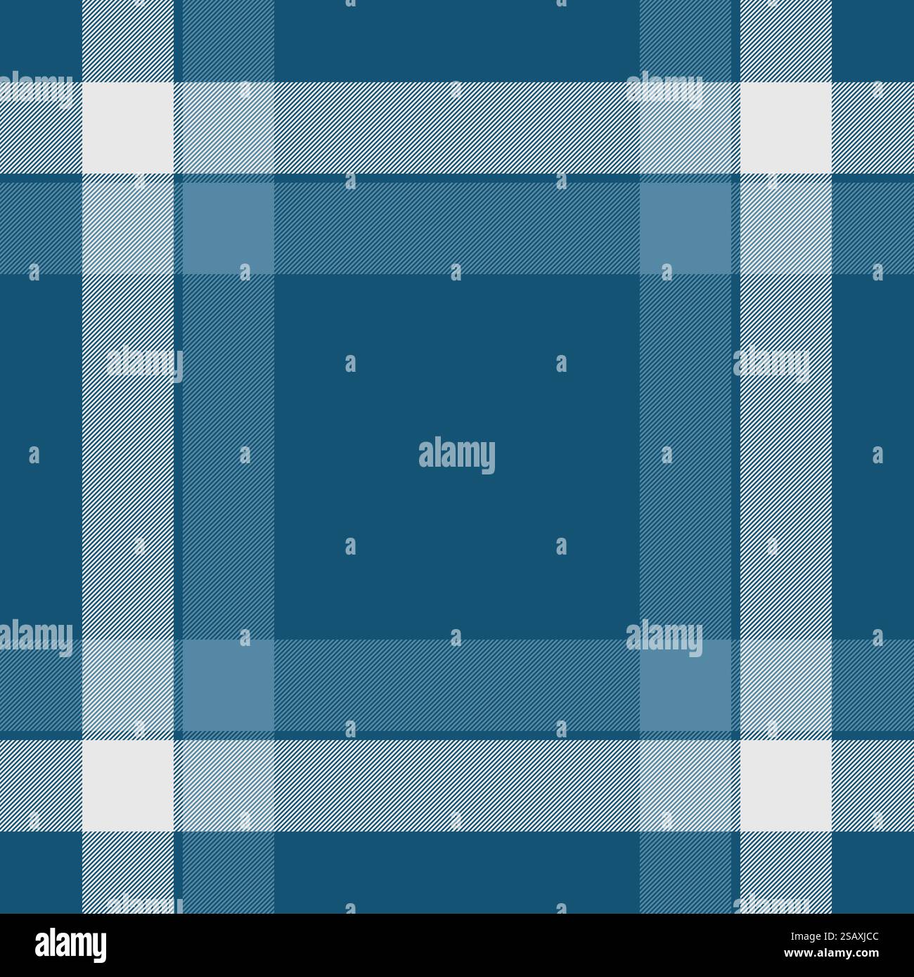 Tissu à carreaux de texture de textile de contrôle de fond avec un vecteur sans couture tartan de motif dans les couleurs atlantique et cyan. Illustration de Vecteur