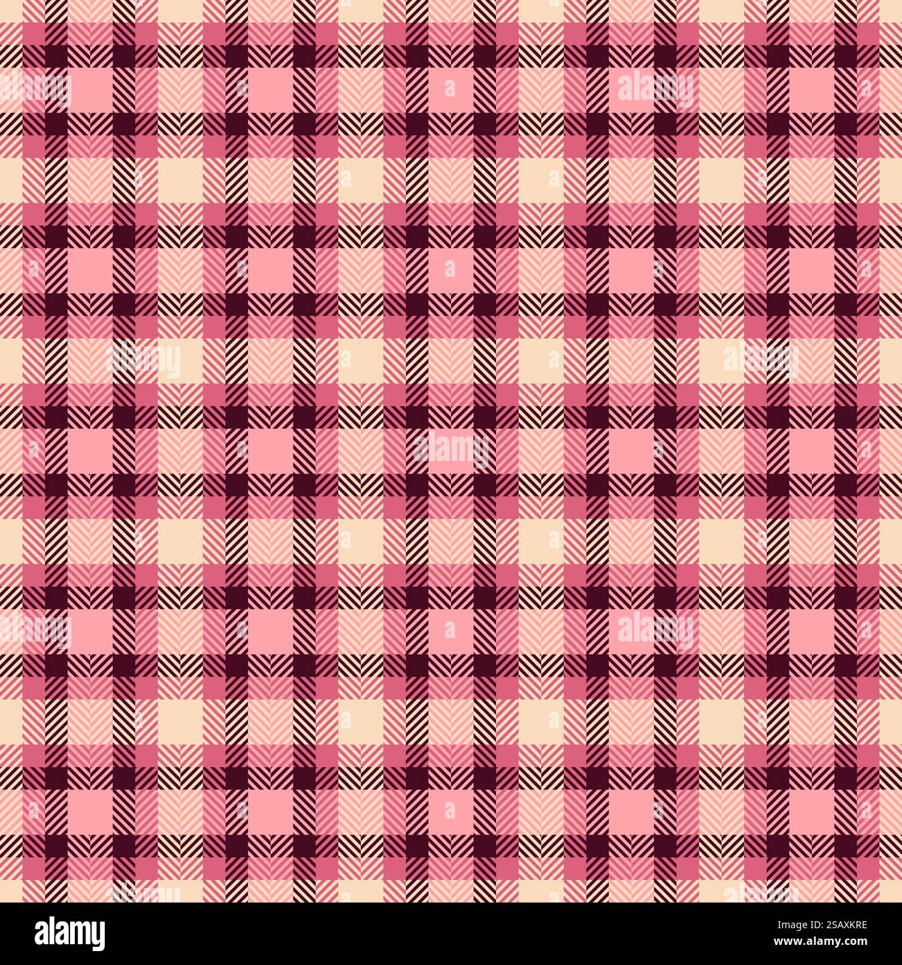 Tissu sans couture de vecteur de service, textile à carreaux de papier cadeau. Fond de texture tartan de motif courbe en rouge et couleur sombre.. Tissu sans couture de vecteur de service, textile à carreaux de papier cadeau. Fond de texture tartan de motif courbe dans les couleurs rouge et sombre. Illustration de Vecteur