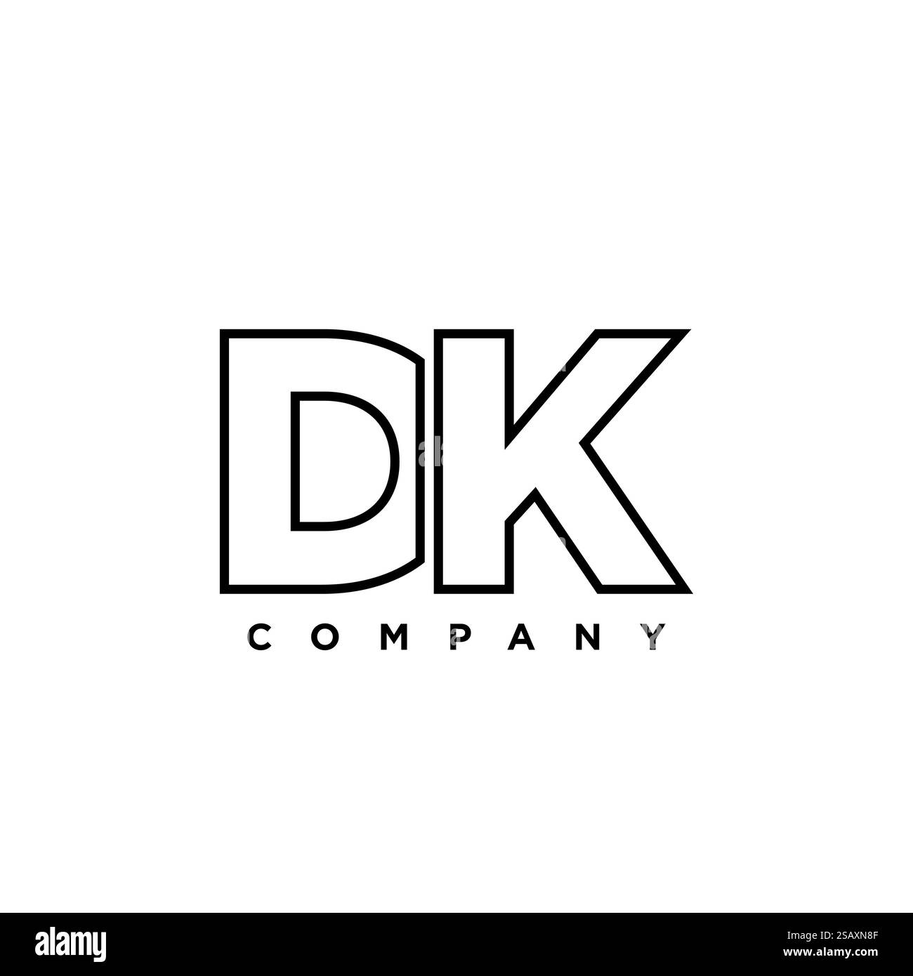 Lettre tendance d et K, modèle de conception de logo DK. Logotype minimal basé sur le monogramme initial pour l'identité de l'entreprise. Illustration de Vecteur Lettre tendance d et K, modèle de conception de logo DK. Logotype minimal basé sur le monogramme initial pour l'identité de l'entreprise. Illustration de Vecteur
