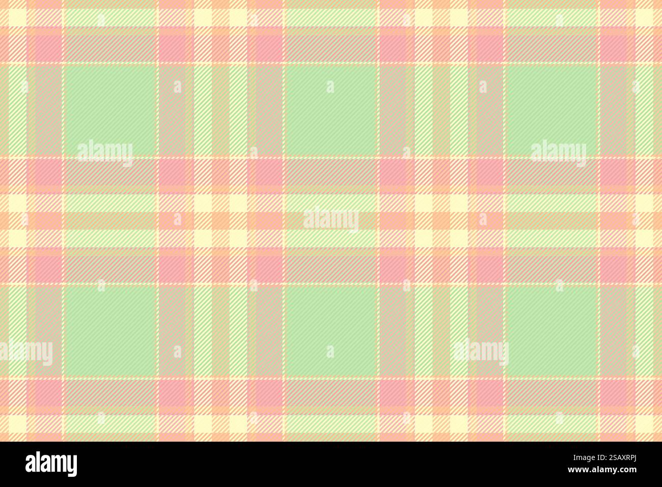 Vecteur de fond de tartan de texture de motif textile avec un carreaux de tissu sans couture dans des couleurs claires et orange. Illustration de Vecteur
