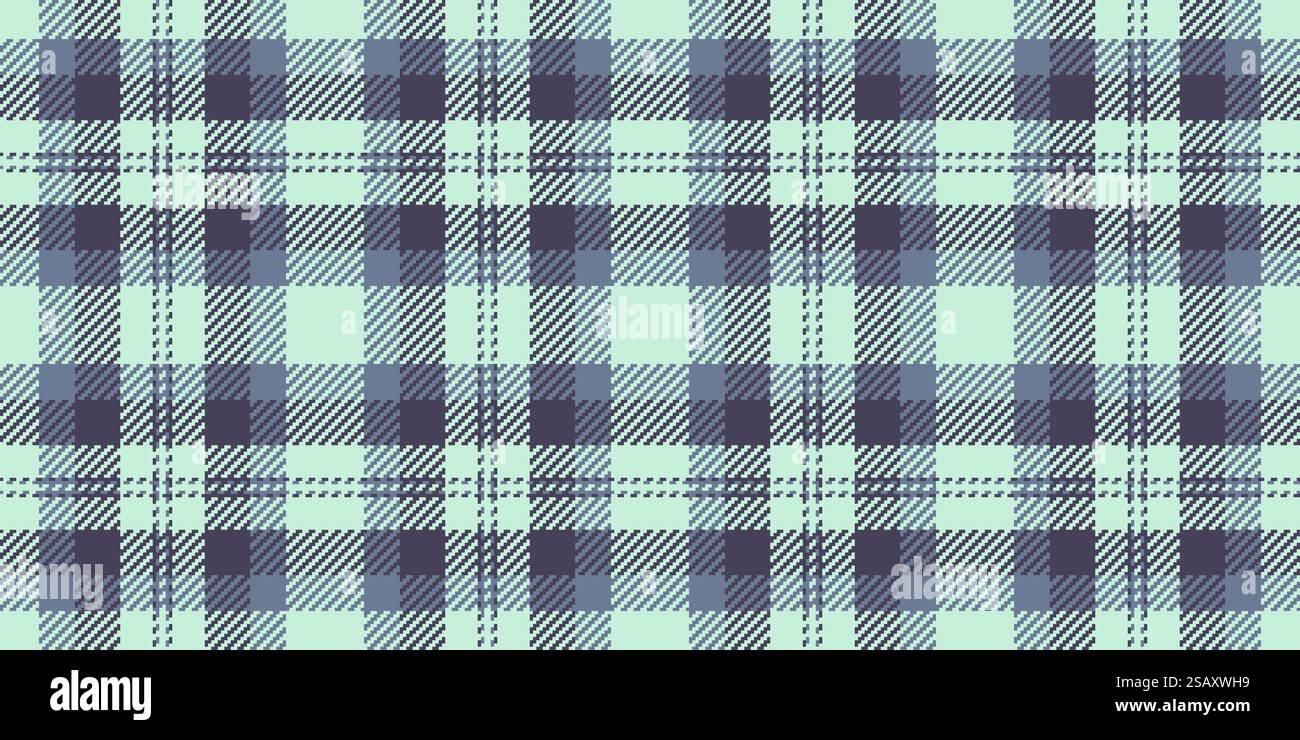 Vecteur de contrôle de texture de couleur, textile plaid sans couture de mise en page. Fond de tartan de motif de tissu de coton dans la couleur claire et pastel. Illustration de Vecteur