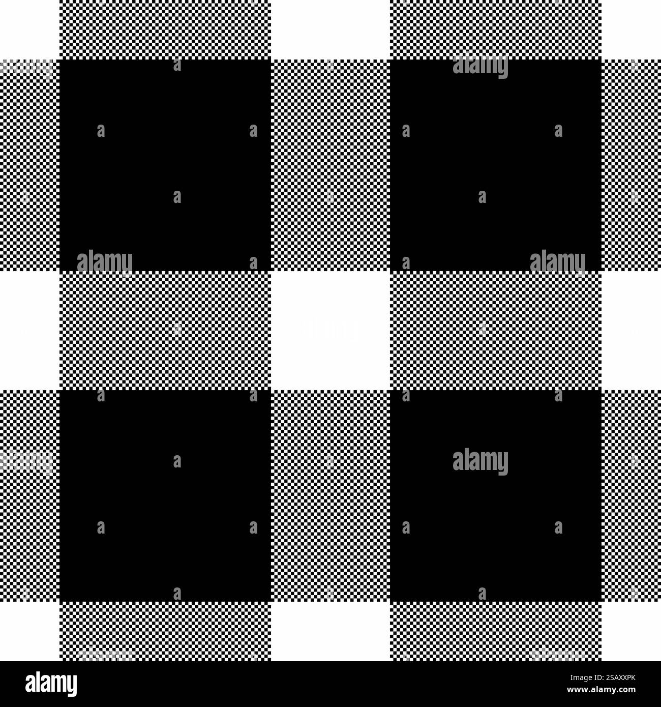 Motif de texture de livre sans couture, fond de plaid vecteur d'élégance. Tissu textile irlandais tartan à carreaux dans une palette de couleurs blanche et noire. Illustration de Vecteur