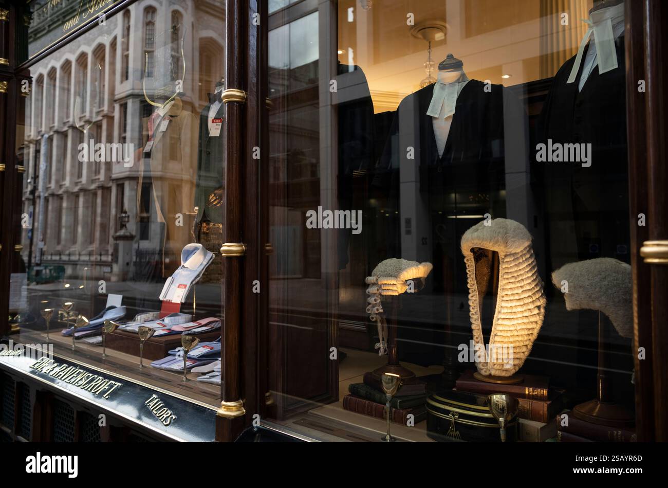 Ede et Ravenscroft, vêtements tailleurs robe et décideurs de la profession juridique, Chancery Lane, London, England, UK Banque D'Images