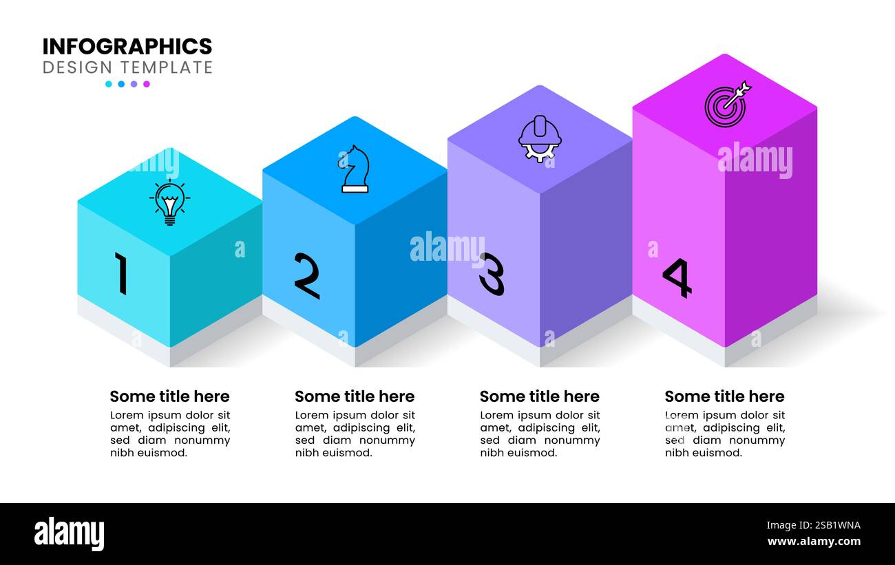 Modèle d'infographie avec icônes et 4 options ou étapes. Colonne isométrique. Peut être utilisé pour la mise en page de flux de travail, diagramme, bannière, webdesign. Illustration vectorielle Illustration de Vecteur Modèle d'infographie avec icônes et 4 options ou étapes. Colonne isométrique. Peut être utilisé pour la mise en page de flux de travail, diagramme, bannière, webdesign. Illustration vectorielle Illustration de Vecteur