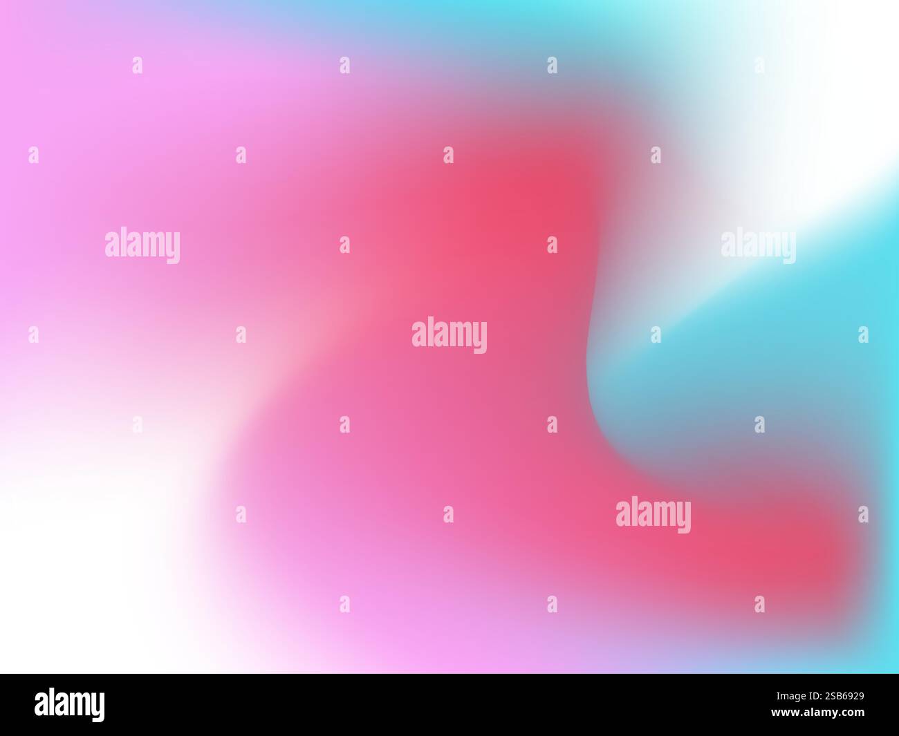 Doux tourbillon abstrait de teintes roses et bleues créant une atmosphère de rêve au crépuscule Illustration de Vecteur