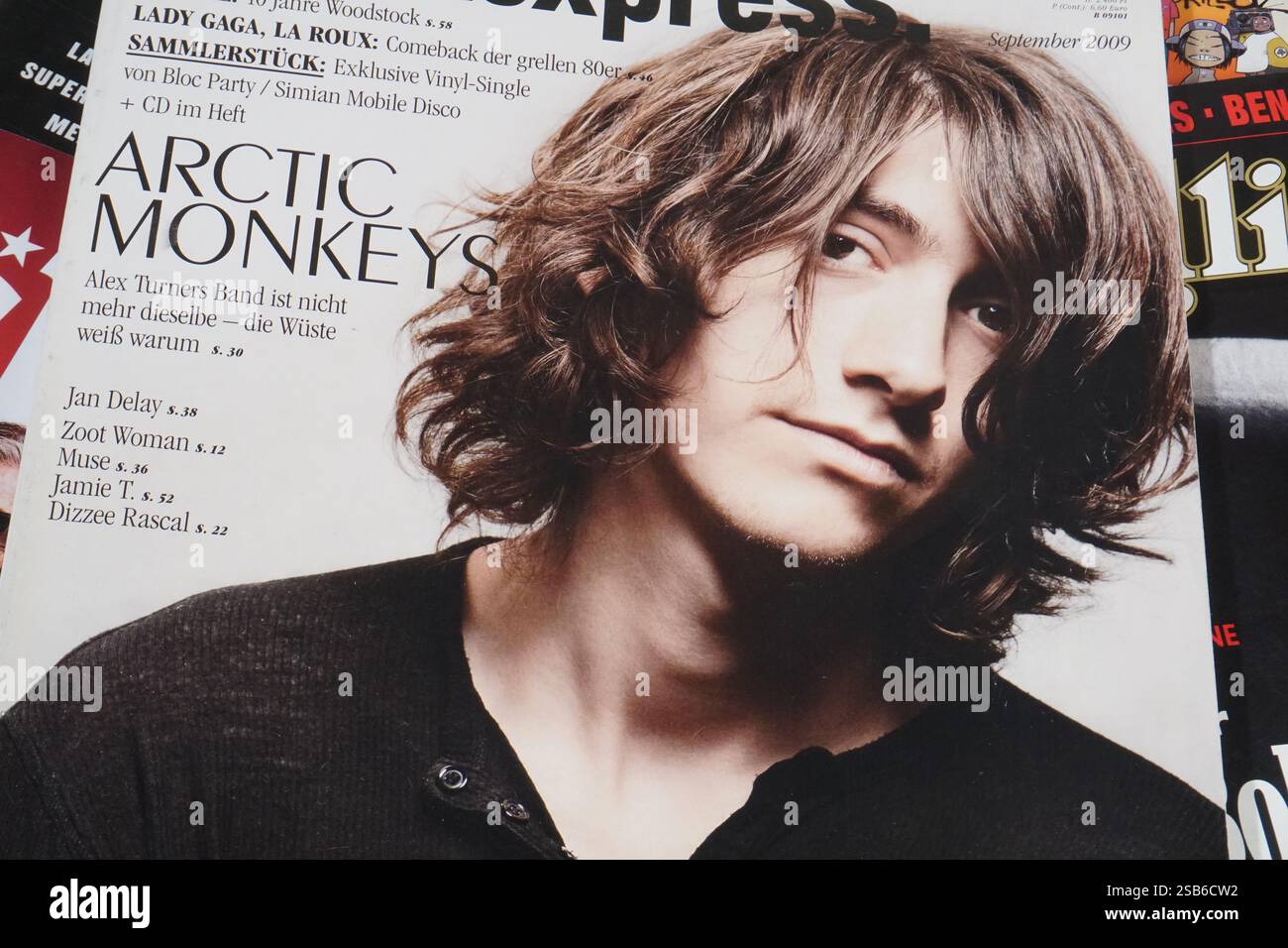 Music Magazine couvre avec Arctic Monkeys - Alex Turner et divers artistes Banque D'Images Music Magazine couvre avec Arctic Monkeys - Alex Turner et divers artistes Banque D'Images