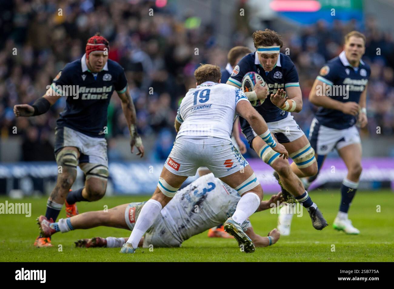 Jamie Ritchie Rugby Transparent 1er février 2025 ; Murrayfield Stadium, Édimbourg, Écosse : six Nations ...