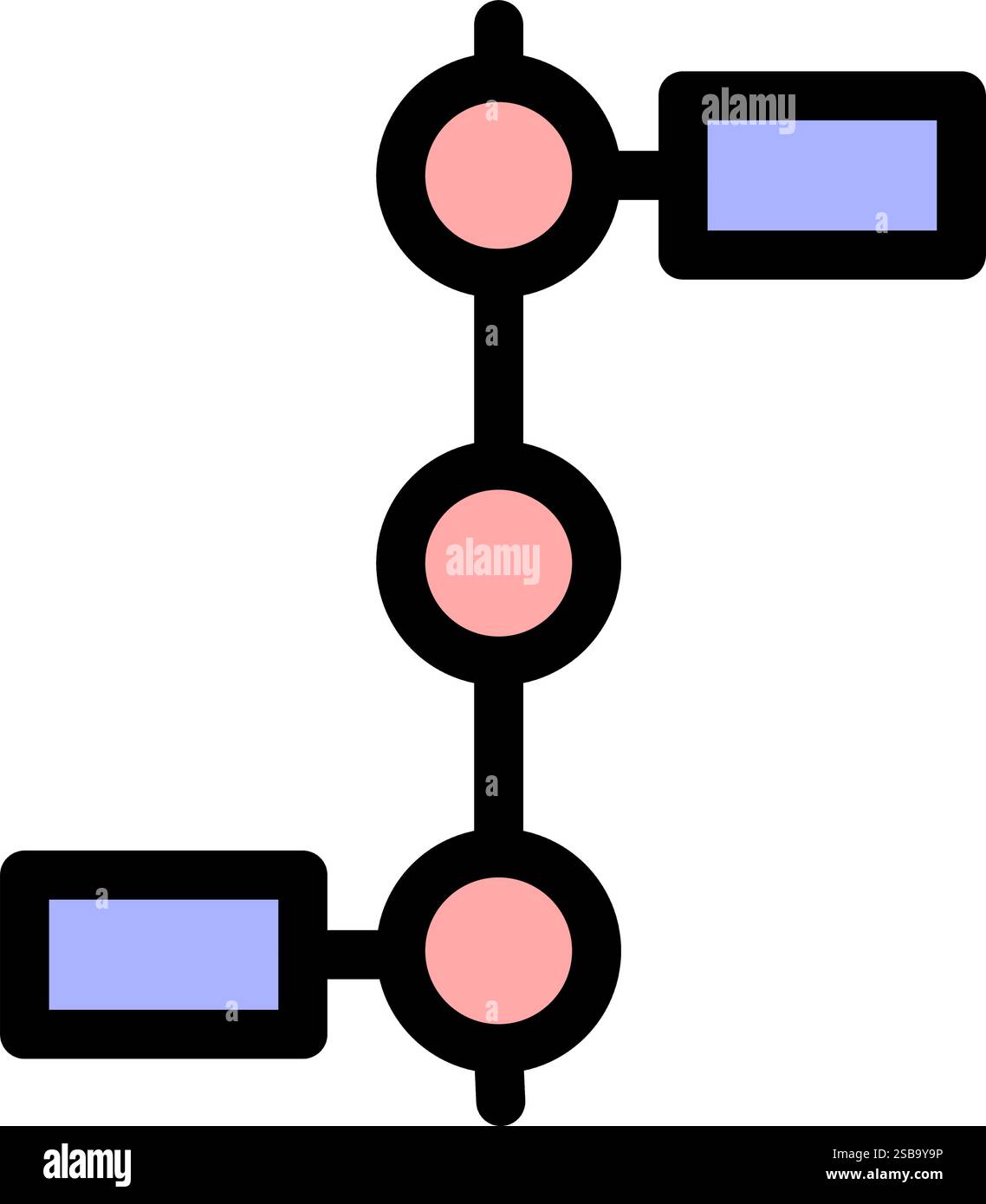 Symbole vectoriel - symbole d'icône de catégorie Illustration de Vecteur