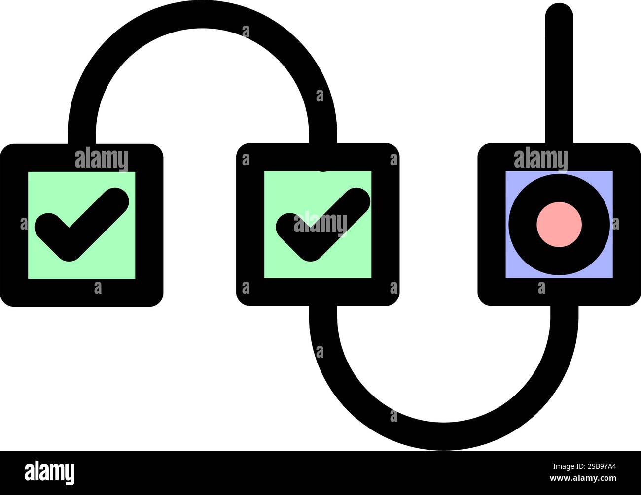 Symbole vectoriel - symbole d'icône de catégorie Illustration de Vecteur