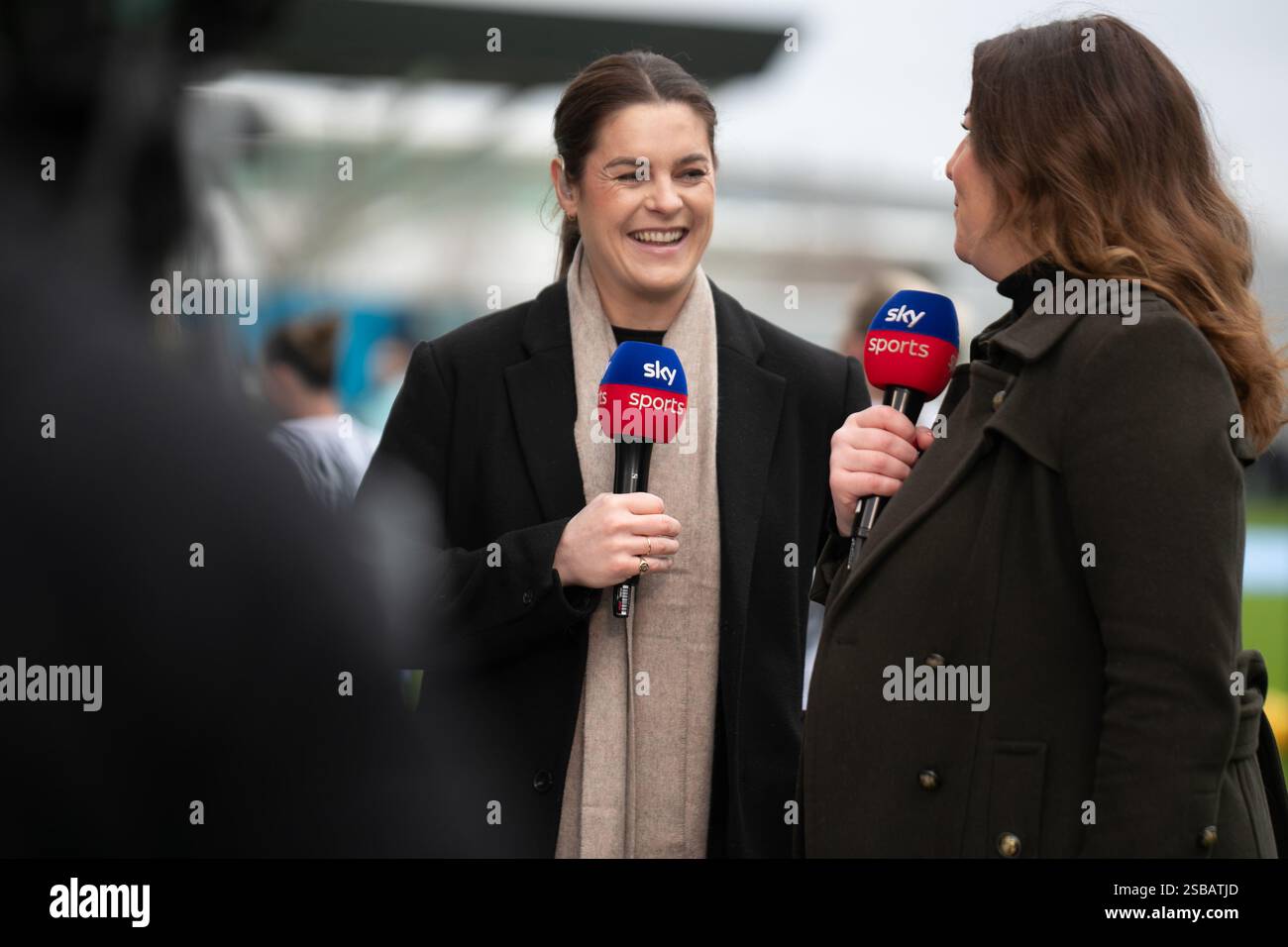 Manchester, Royaume-Uni. 02 février 2025. MANCHESTER, ANGLETERRE - 2 FÉVRIER : Jen Beattie lors du match de Super League féminine de Barclays entre Manchester City et Arsenal Women au joie Stadium le 2 février 2025 à Manchester, Angleterre crédit : Nina Farooqi/Alamy Live News Banque D'Images