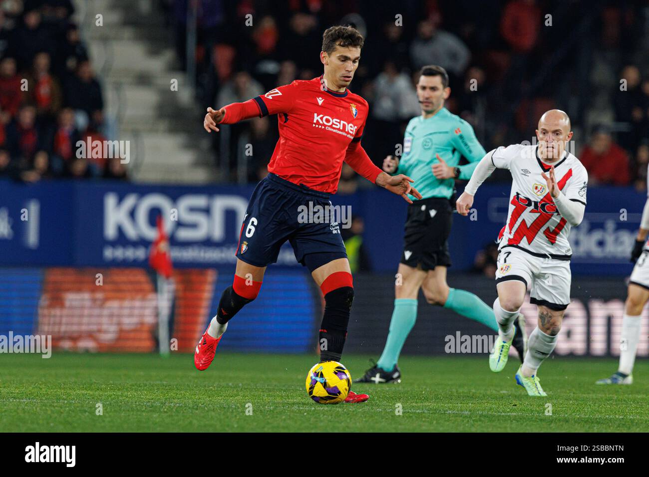 Lucas Torro vu pendant le match de LaLiga EA entre les équipes de CA Osasuna et Rayo Vallecano à El Sadar (Maciej Rogowski) Banque D'Images