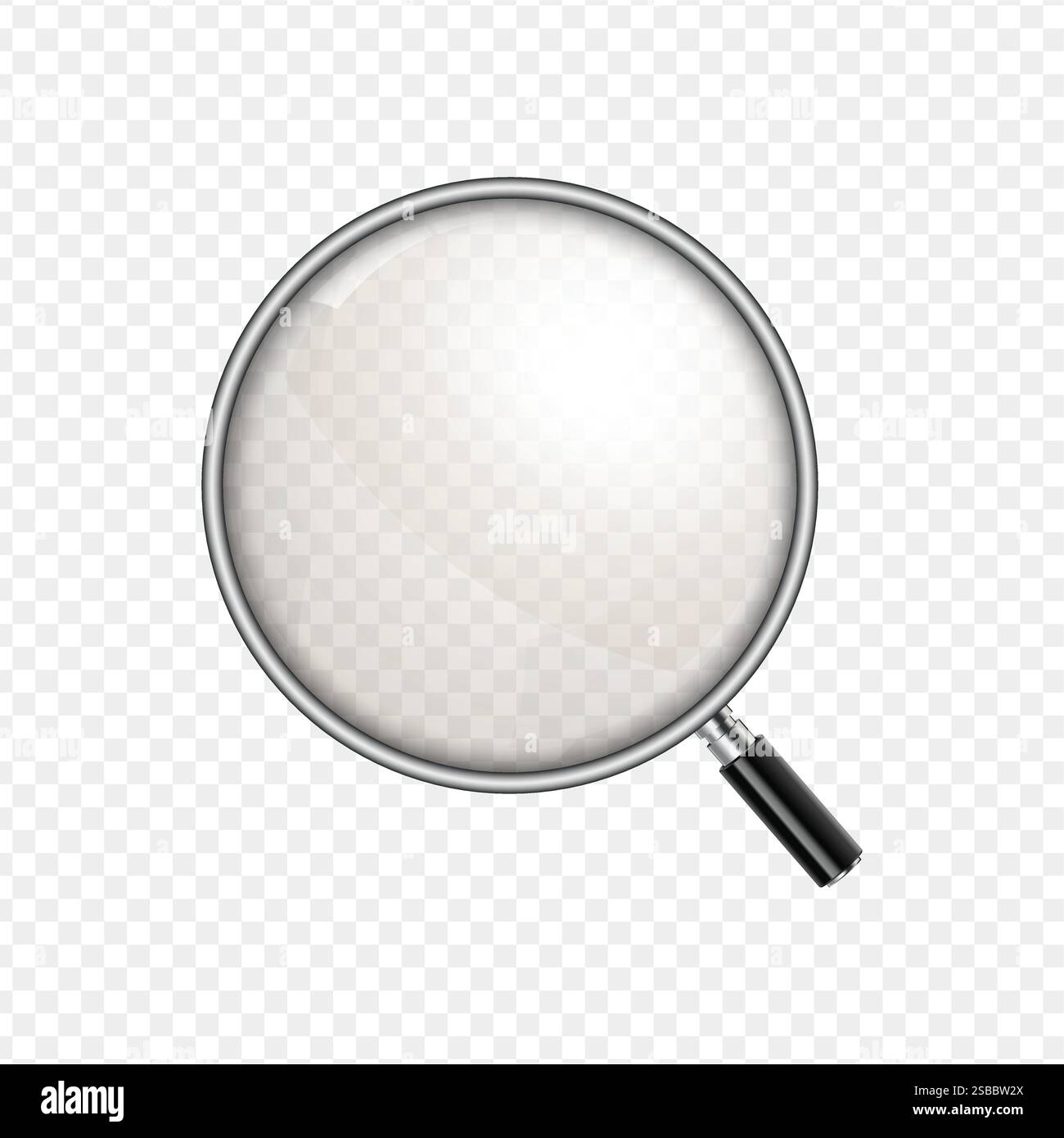 Loupe, avec Gradient Mesh, isolé sur fond transparent, avec Gradient Mesh, Vector Illustration Illustration de Vecteur