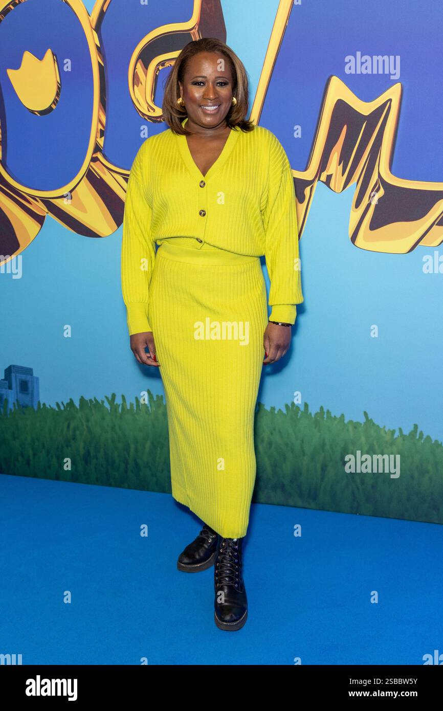Londres, Royaume-Uni. 02 février 2025. Charlene White assiste à la projection familiale de DreamWorks 'Dog Man' au vue Leicester Square à Londres. Crédit : SOPA images Limited/Alamy Live News Banque D'Images