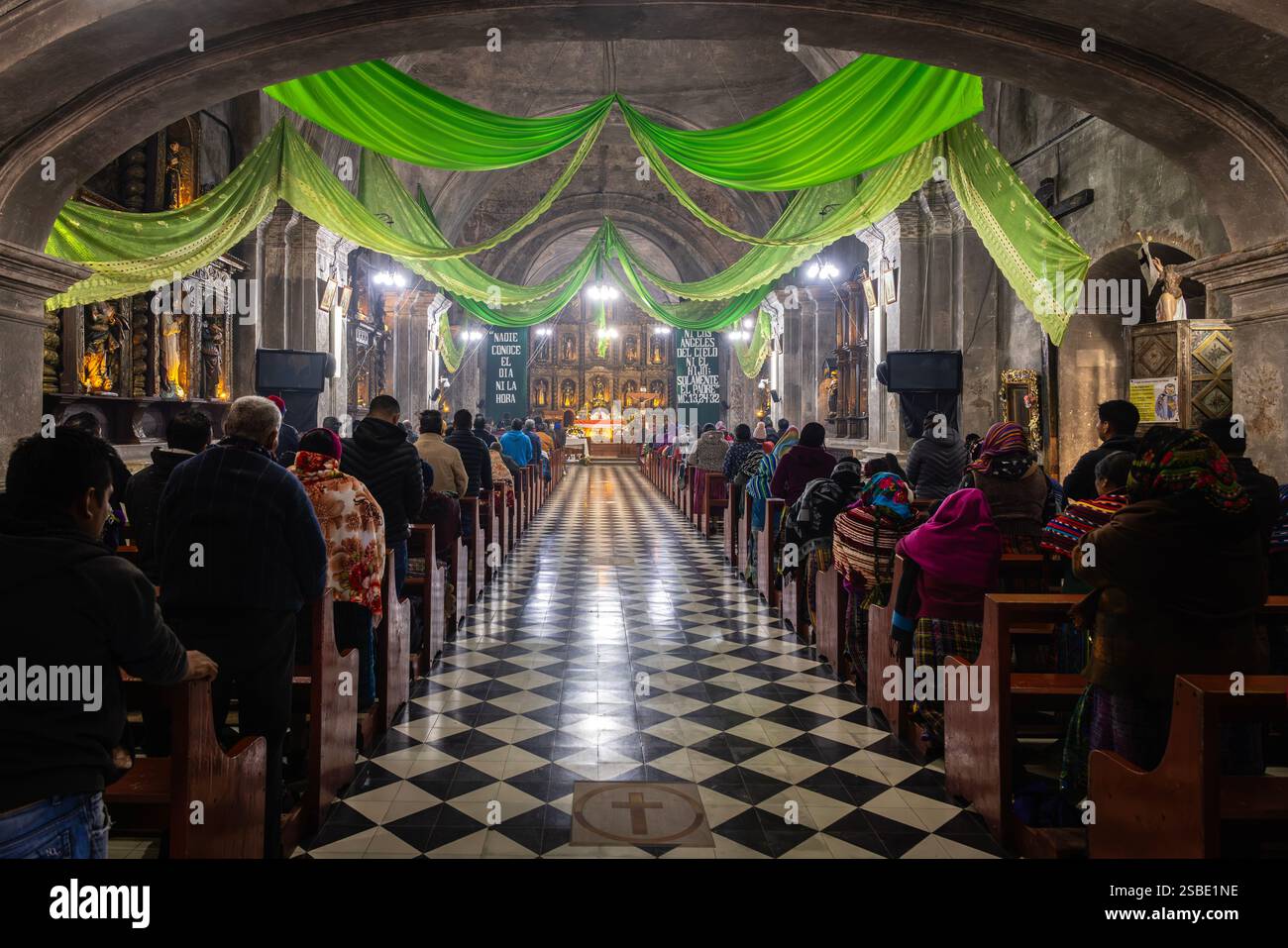 Église San Francisco el Alto à Quetzaltenango Xela, Guatemala Banque D'Images