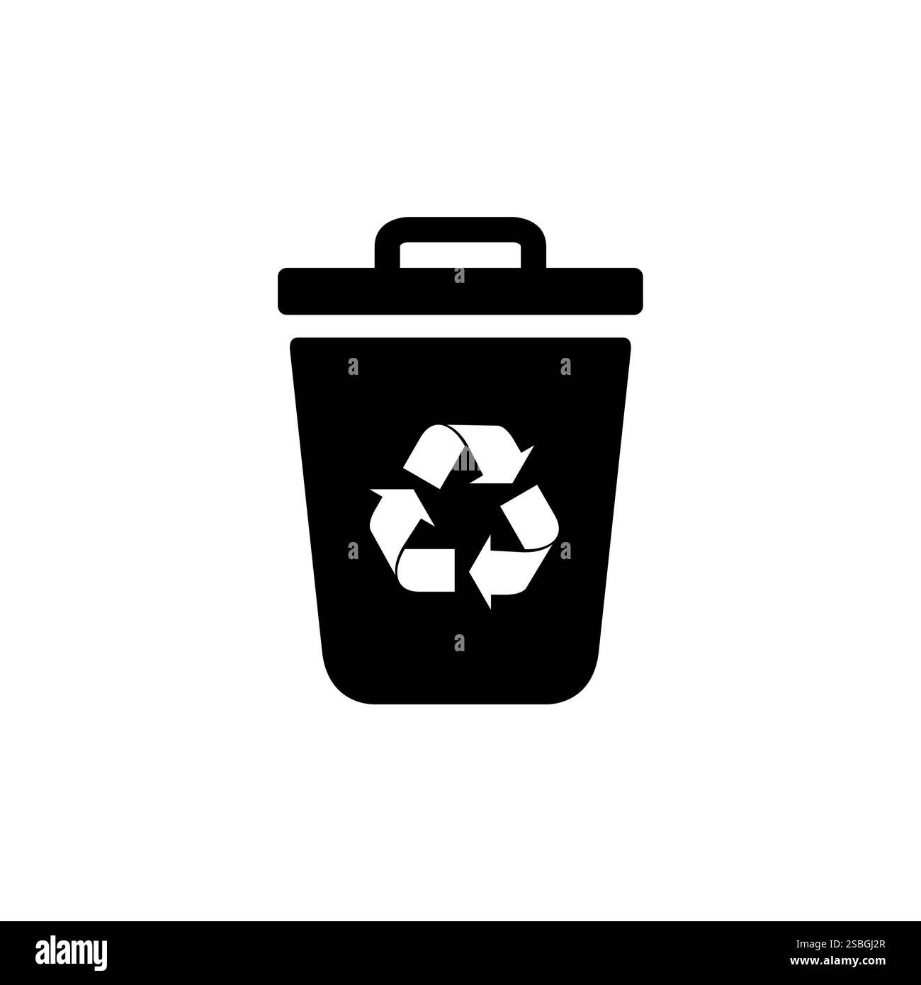 Icône de la corbeille. Illustration vectorielle de l'icône de la corbeille Illustration de Vecteur
