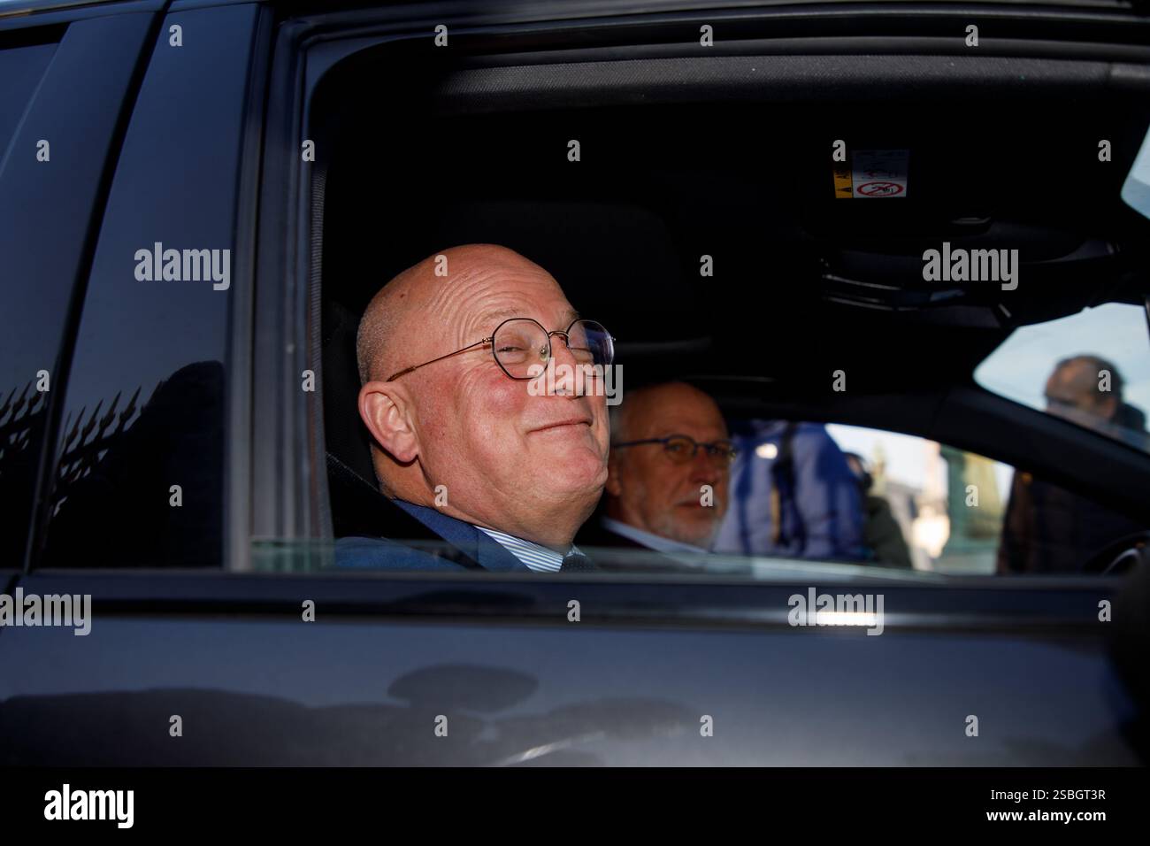 Bruxelles, Belgique. 03rd Feb, 2025. Le ministre du climat et de la mobilité Jean-Luc Crucke photographié lors de la cérémonie de serment du nouveau premier ministre et des membres du gouvernement fédéral au Palais Royal, lundi 03 février 2025, à Bruxelles. Les négociateurs des cinq partis qui composent la coalition de l'Arizona - la N-va, MR, engagés, Vooruit et CD&V - sont parvenus à un accord gouvernemental vendredi soir. BELGA PHOTO HATIM KAGHAT crédit : Belga News Agency/Alamy Live News Banque D'Images