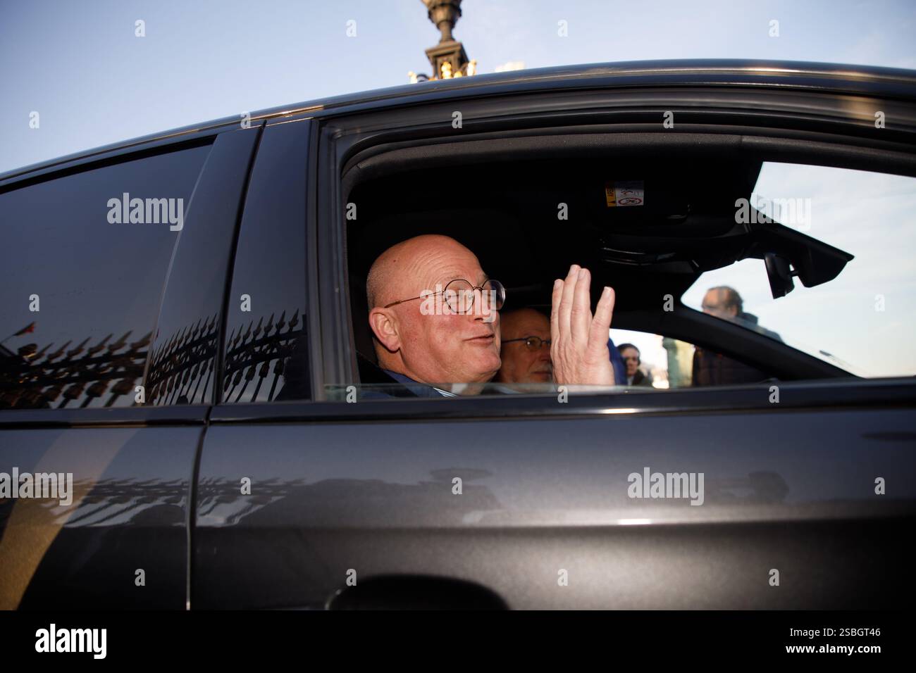 Bruxelles, Belgique. 03rd Feb, 2025. Le ministre du climat et de la mobilité Jean-Luc Crucke photographié lors de la cérémonie de serment du nouveau premier ministre et des membres du gouvernement fédéral au Palais Royal, lundi 03 février 2025, à Bruxelles. Les négociateurs des cinq partis qui composent la coalition de l'Arizona - la N-va, MR, engagés, Vooruit et CD&V - sont parvenus à un accord gouvernemental vendredi soir. BELGA PHOTO HATIM KAGHAT crédit : Belga News Agency/Alamy Live News Banque D'Images