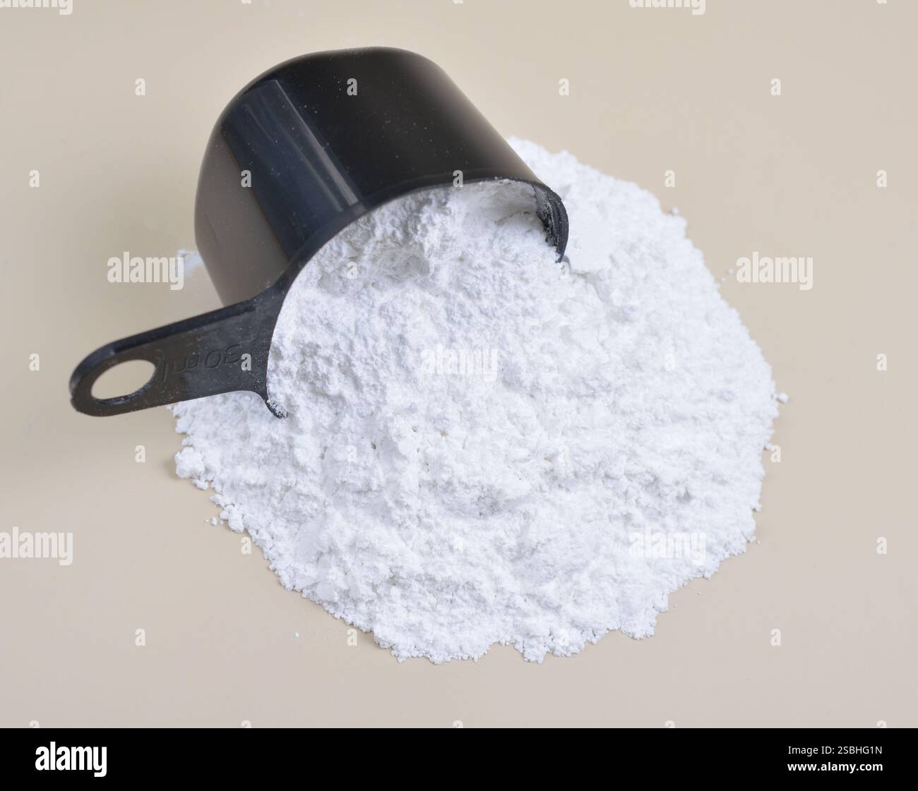 Le stéarate de zinc est un savon de zinc largement utilisé industriellement. Banque D'Images