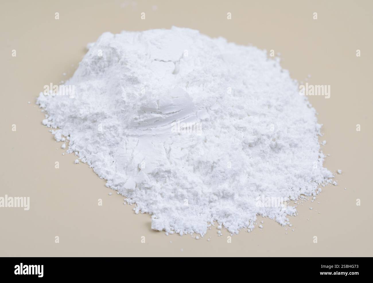 Le stéarate de zinc est un savon de zinc largement utilisé industriellement. Banque D'Images