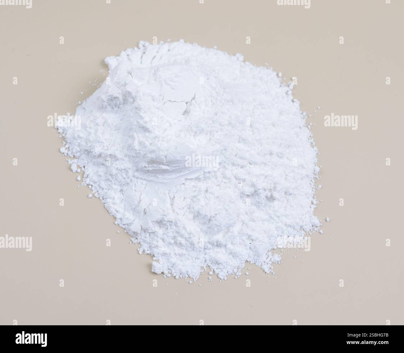 Le stéarate de zinc est un savon de zinc largement utilisé industriellement. Banque D'Images