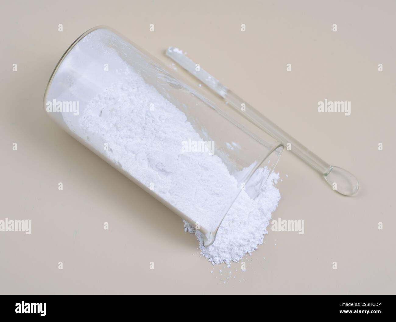 Le stéarate de zinc est un savon de zinc largement utilisé industriellement. Banque D'Images