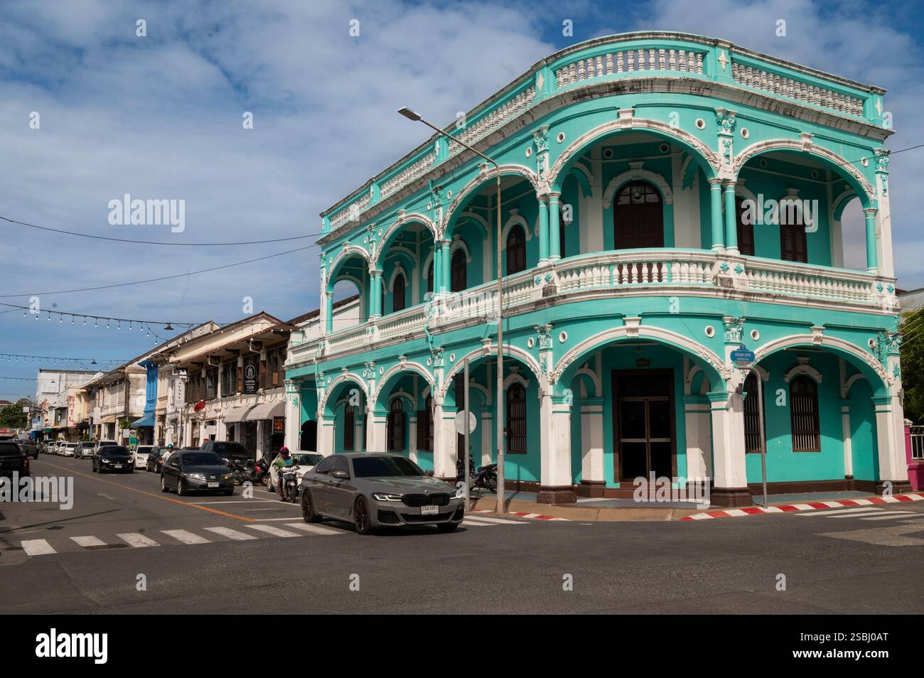 Vieille ville de Phuket, Thaïlande, Asie Banque D'Images