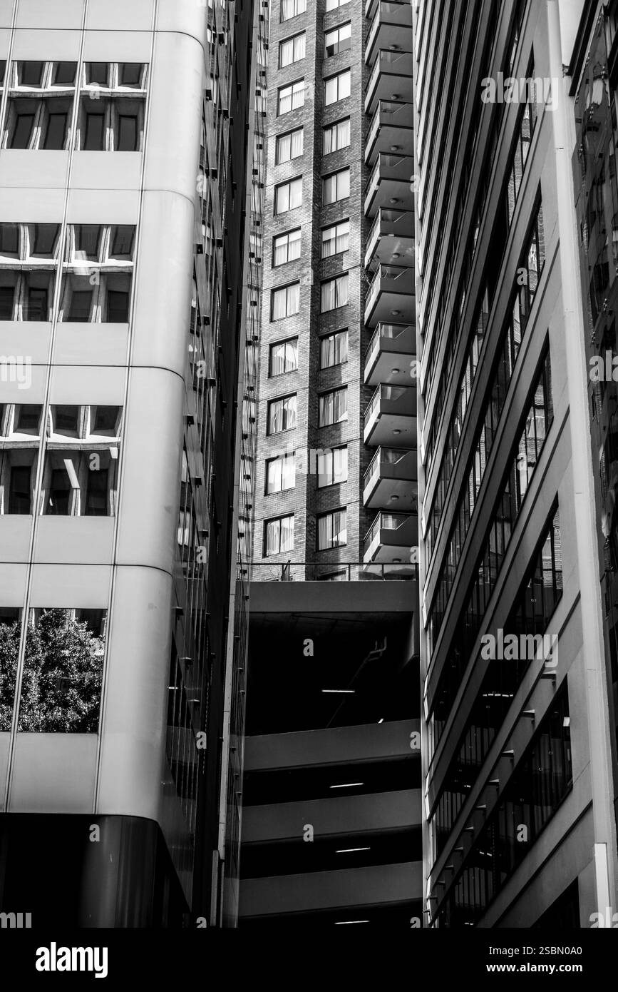 Immeuble résidentiel, quartier des affaires, quartier central des affaires, Sydney, Australie Banque D'Images